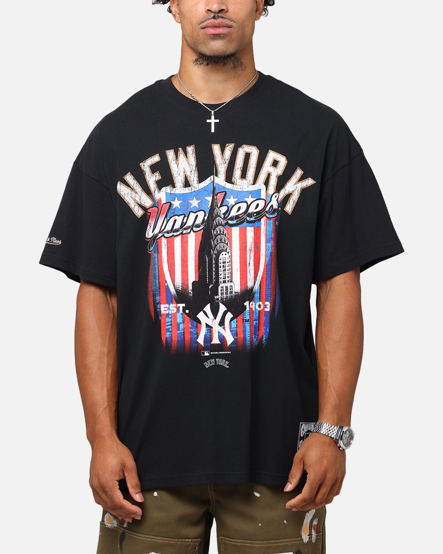 Mitchell & Ness New York Yankees Soaring T-Shirt Black、mySite、zt4zffjzw