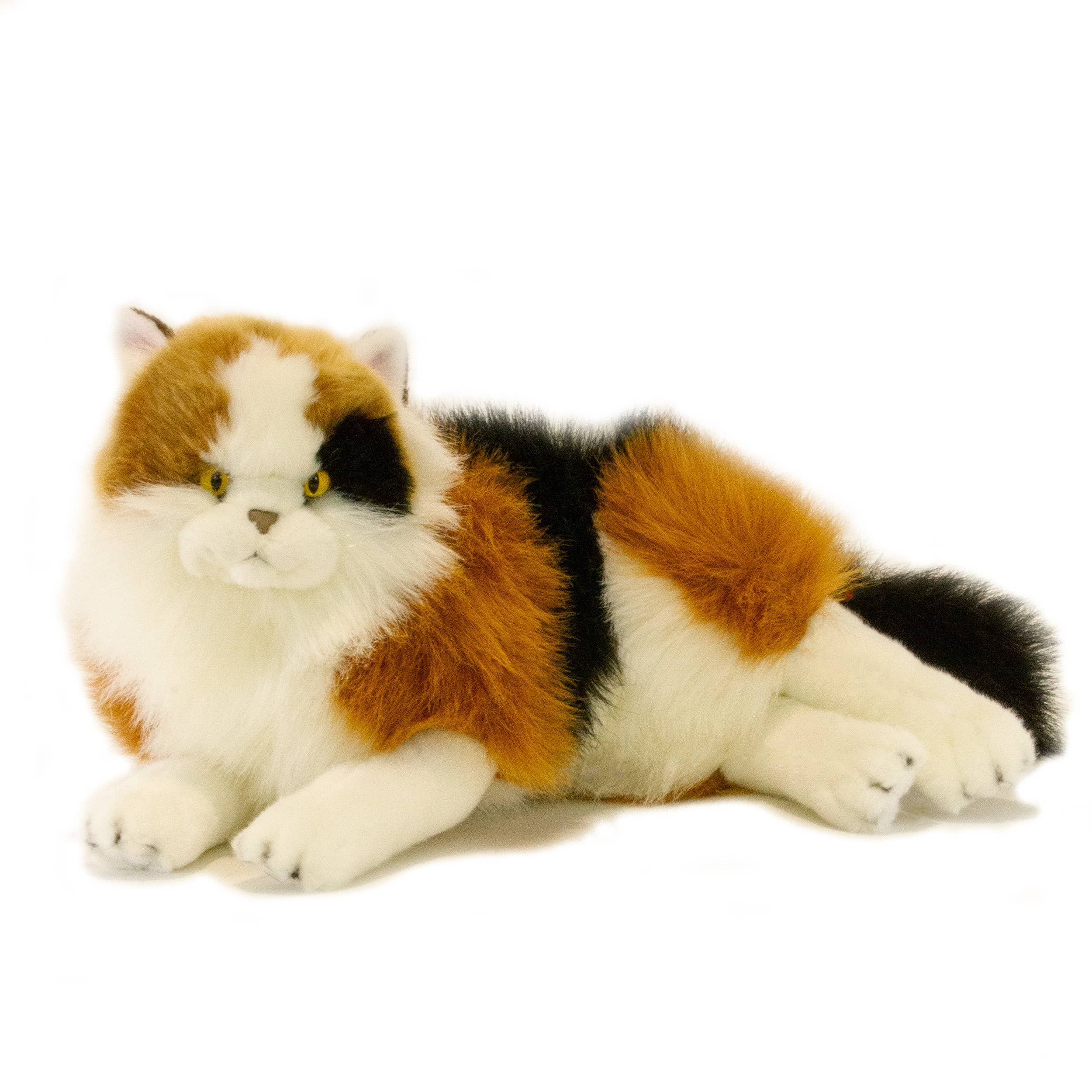 Plush Calico Persian Cat - 38cm Lying or Sitting、mySite、g9winljtr