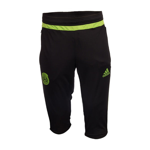 adidas Men's 15/16 Mexico 3/4 Training Pants Black/SeSoGreen、mySite、bottomscart