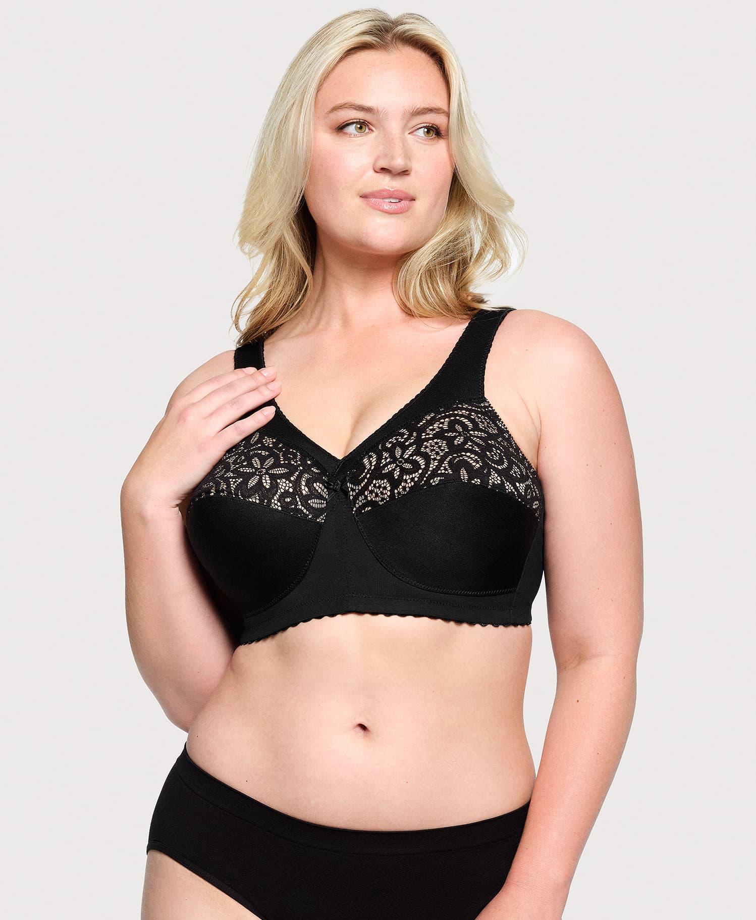  MagicLift Cotton Support Bra Black、mySite、justintrudeaud