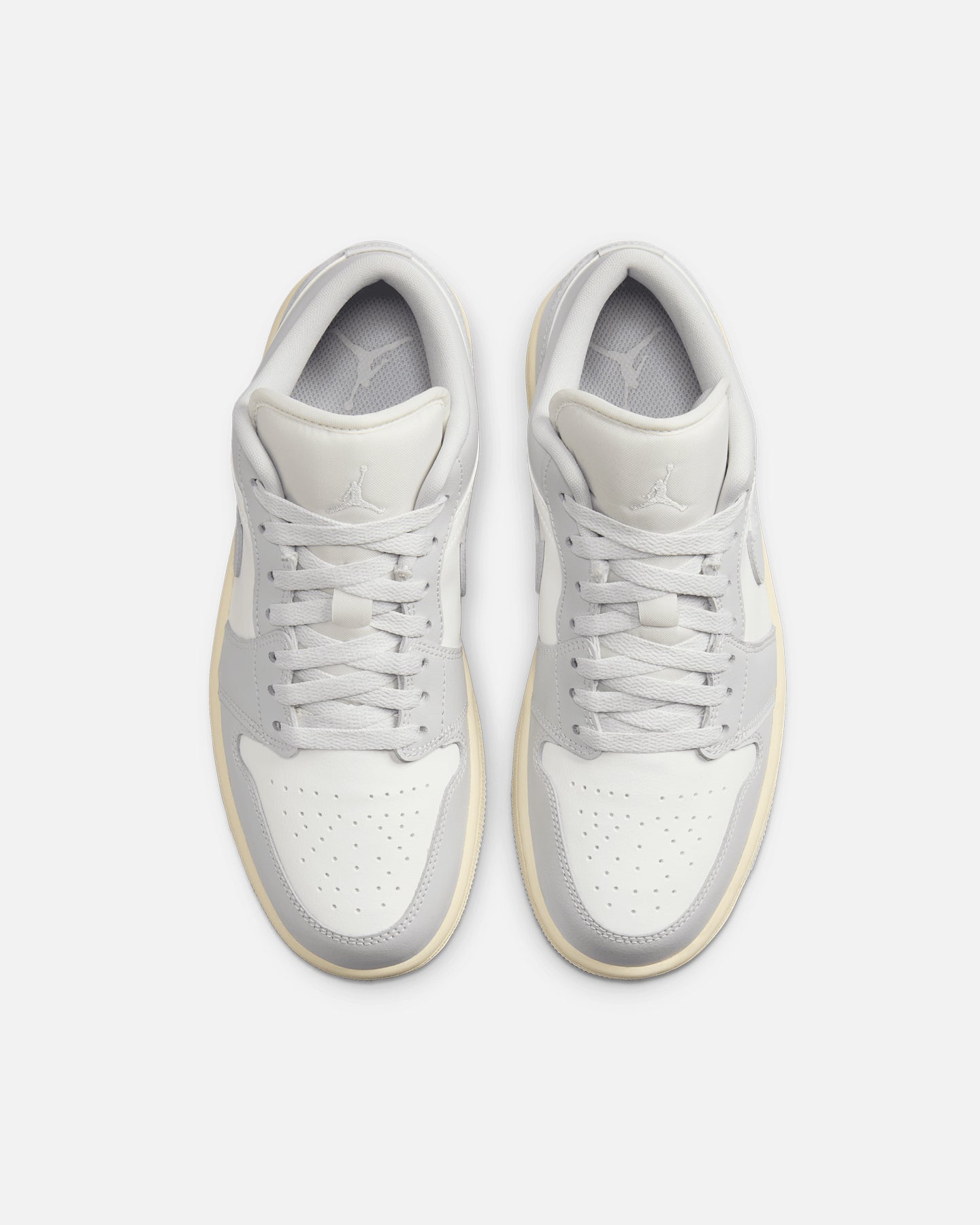 Jordan Women's Air Jordan 1 Low Light Grey Sail/Natural Grey、mySite、zt4zffjzw