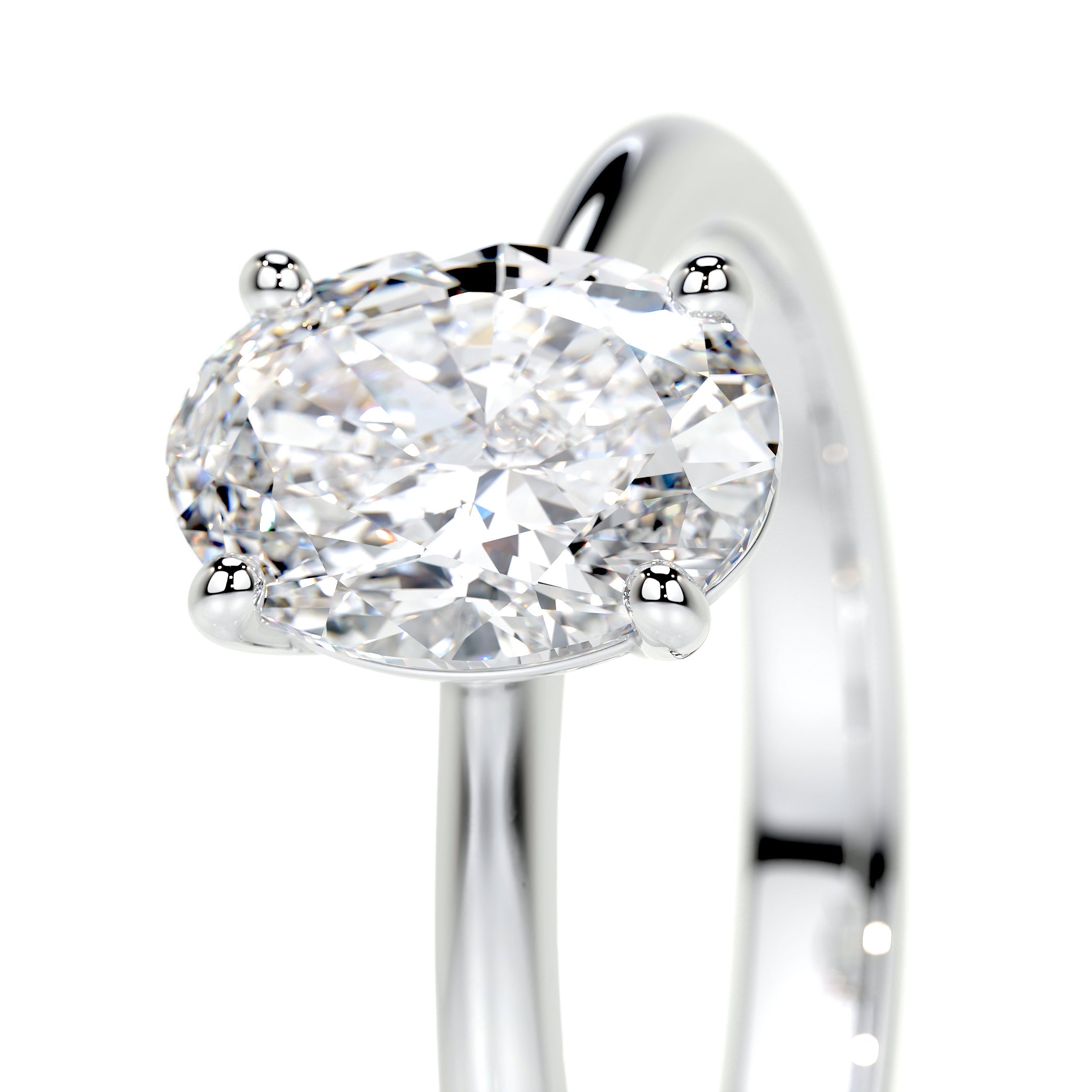 Julia Lab Grown Diamond Ring -14K White Gold (RTS)、mySite、hinf8tx79