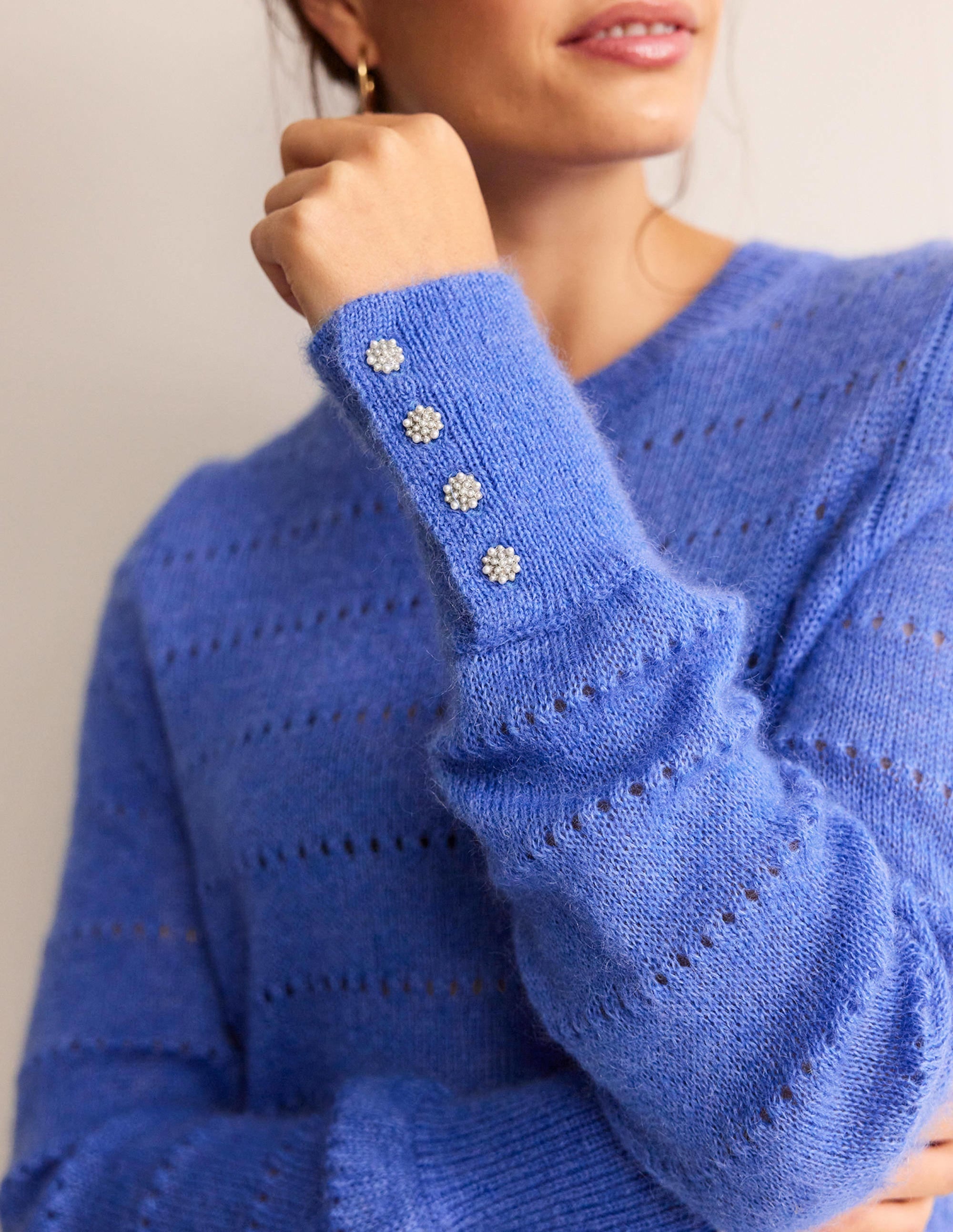  Fluffy Textured Jumper-Meadow Spring、mySite、ashleygrahame