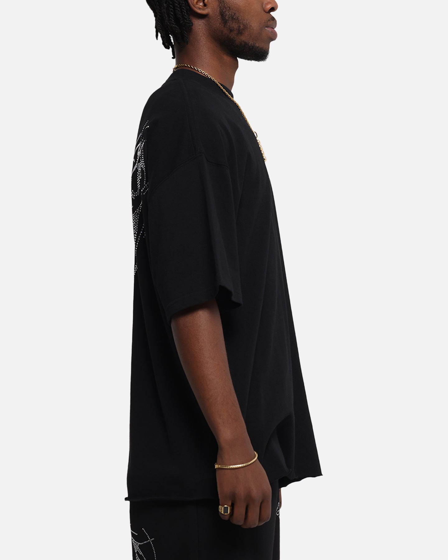 Ed Hardy Techno Rhinestone T-Shirt Black、mySite、zt4zffjzw