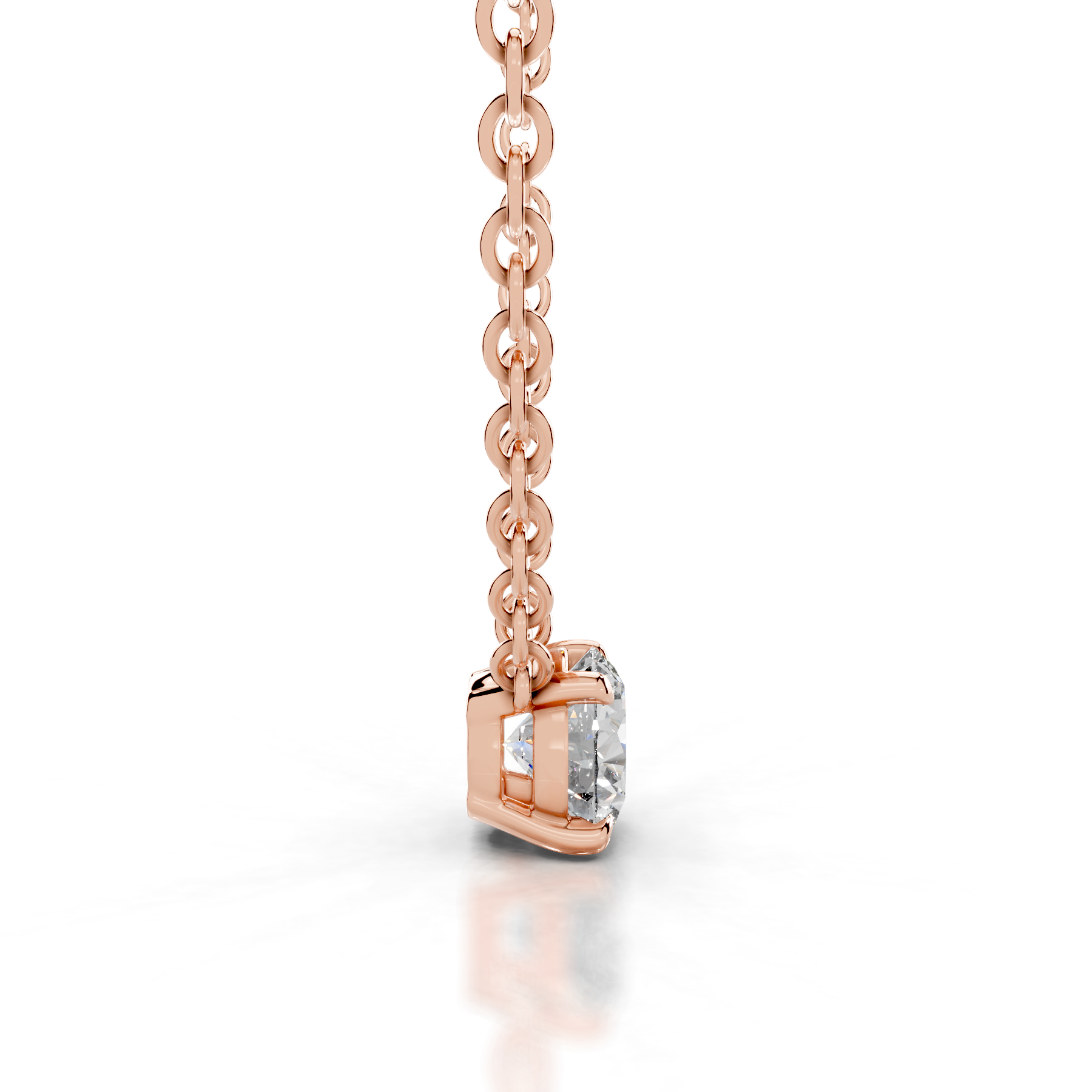 Mary Diamond Pendant (2 Carat) -14K Rose Gold、mySite、hinf8tx79