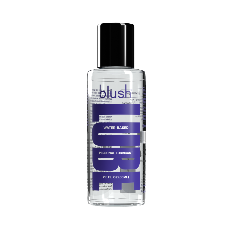 Blush Lube | Water-Based Personal Lubricant 100% Body-Safe, Sensitive Formula with Natural Ingredients (2.0 Fl. Oz)、mySite、bottomscart