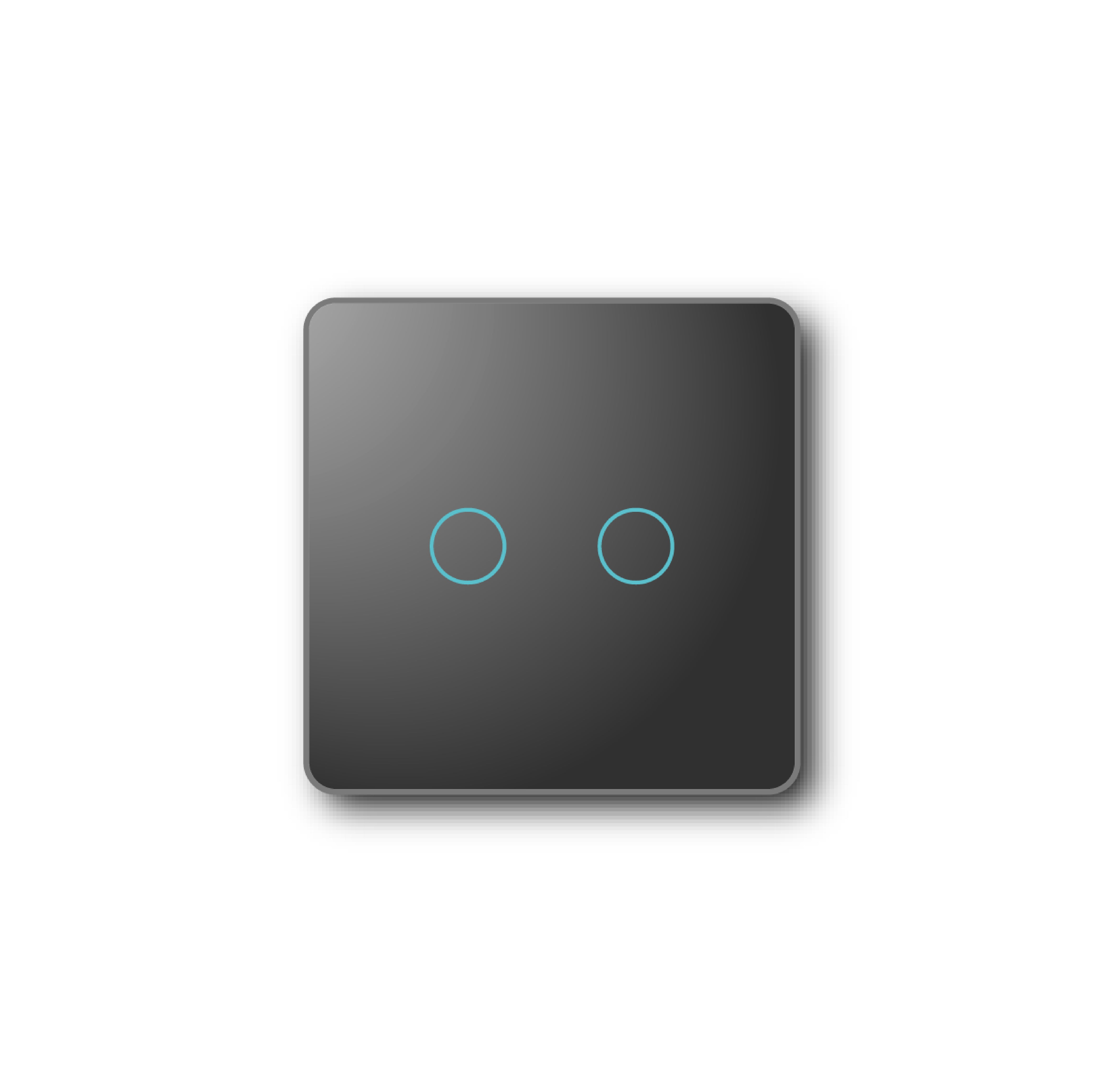 Smartify vPRO Comando de Cenários 2 Botões (6 Cenários) Zigbee Preto - SYPC02ZBPR、mySite、fannypackpong