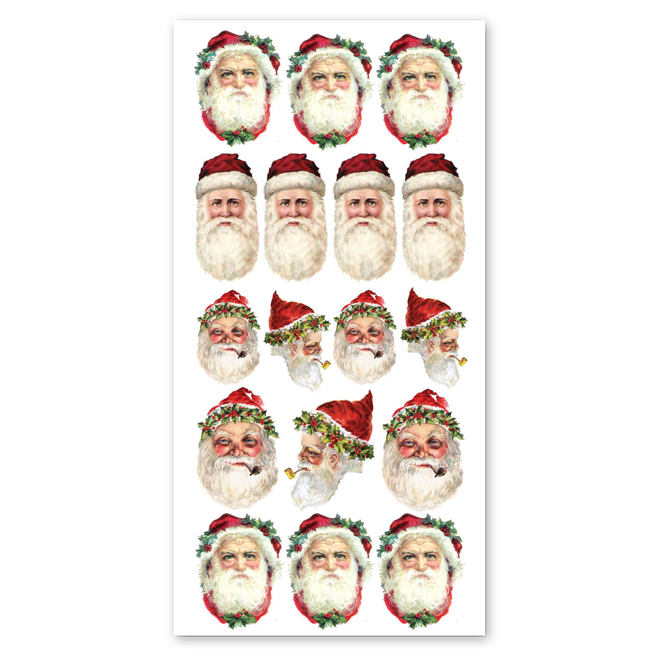  Santa Faces Stickers、mySite、ghnorth