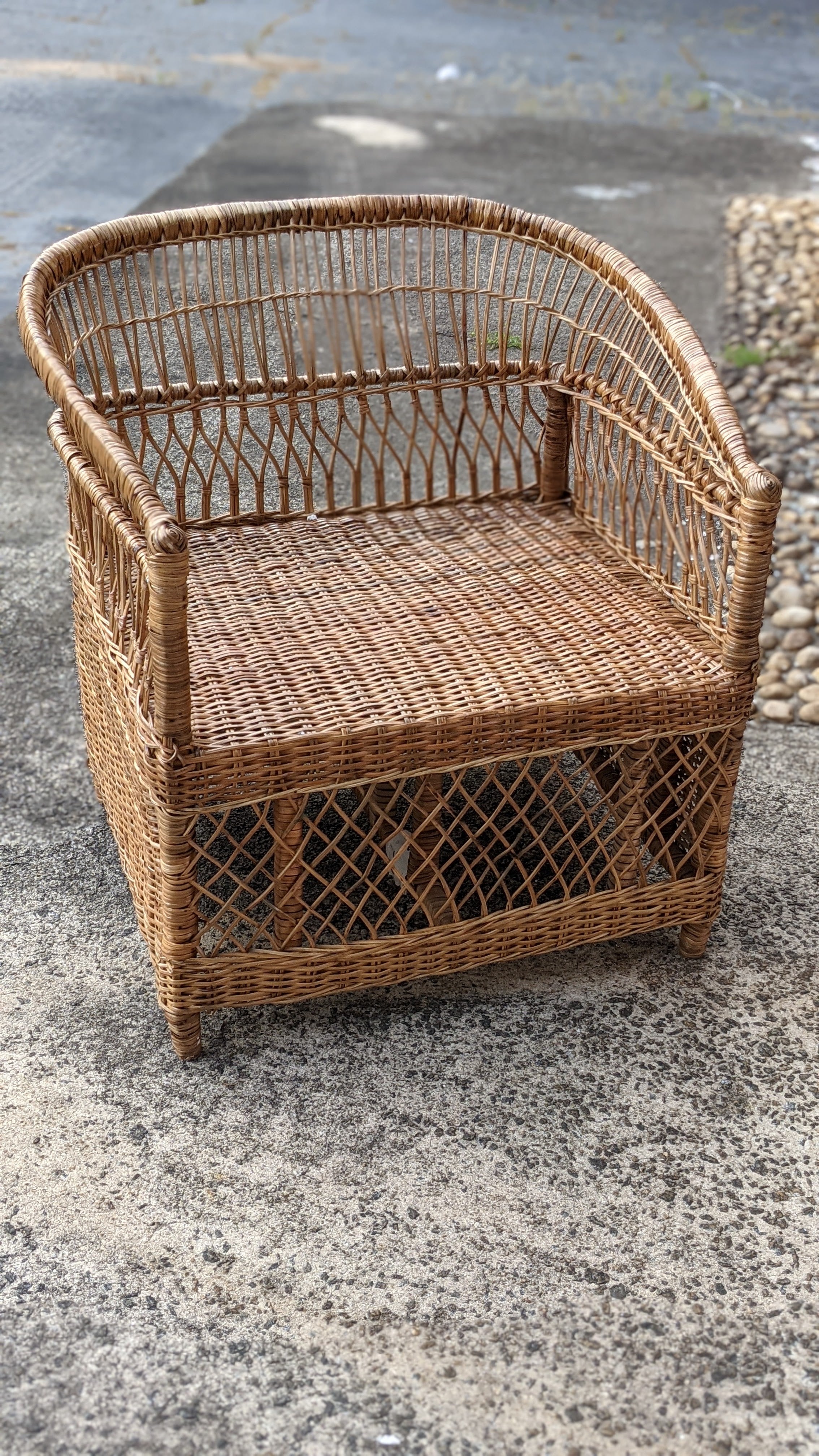 Mfumu Exotic African Malawi Cane Chair、mySite、solidvoid