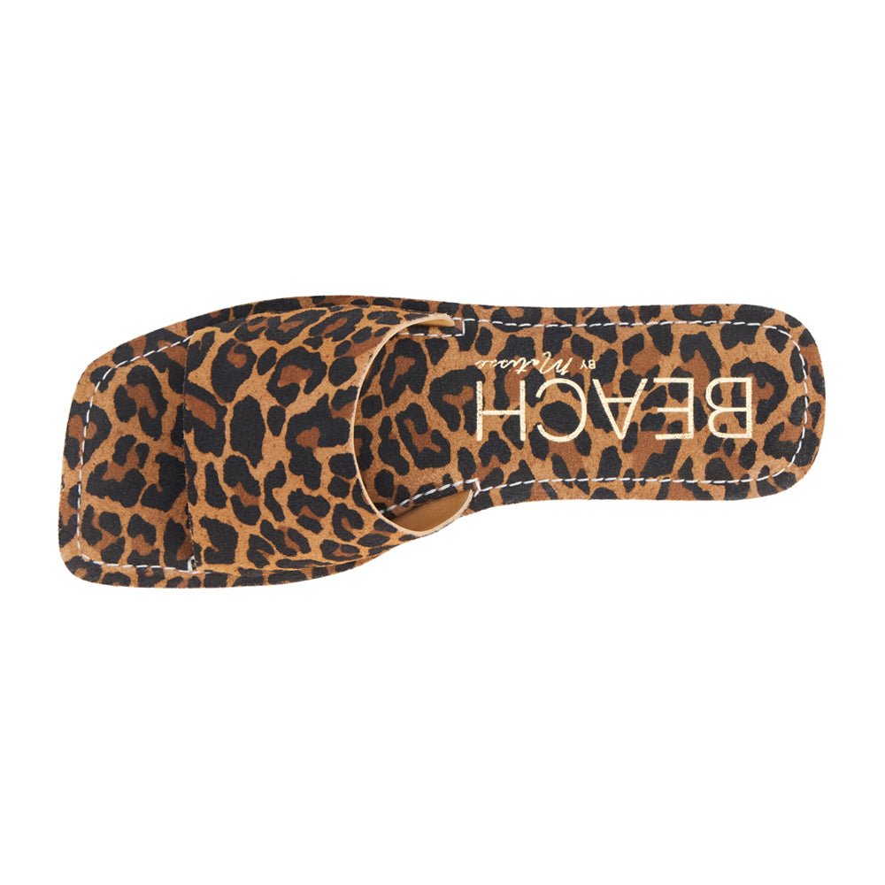 Bali Leopard Print Slide Flat Sandals、mySite、gtrtttuynbv