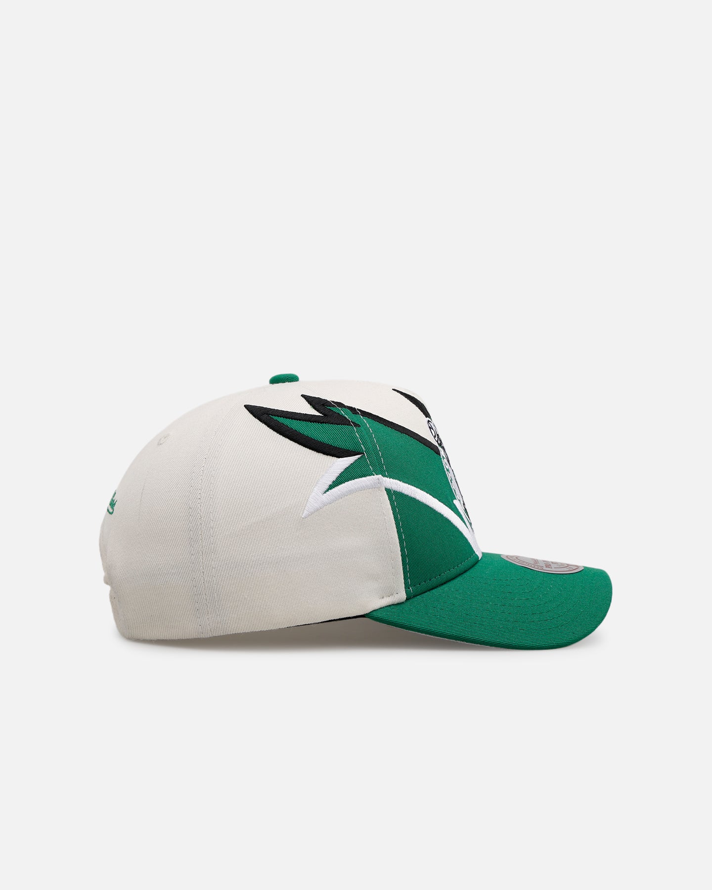 Mitchell & Ness Boston Celtics 'Shark Tooth' Pro Pinch Snapback Cream/Green、mySite、zt4zffjzw