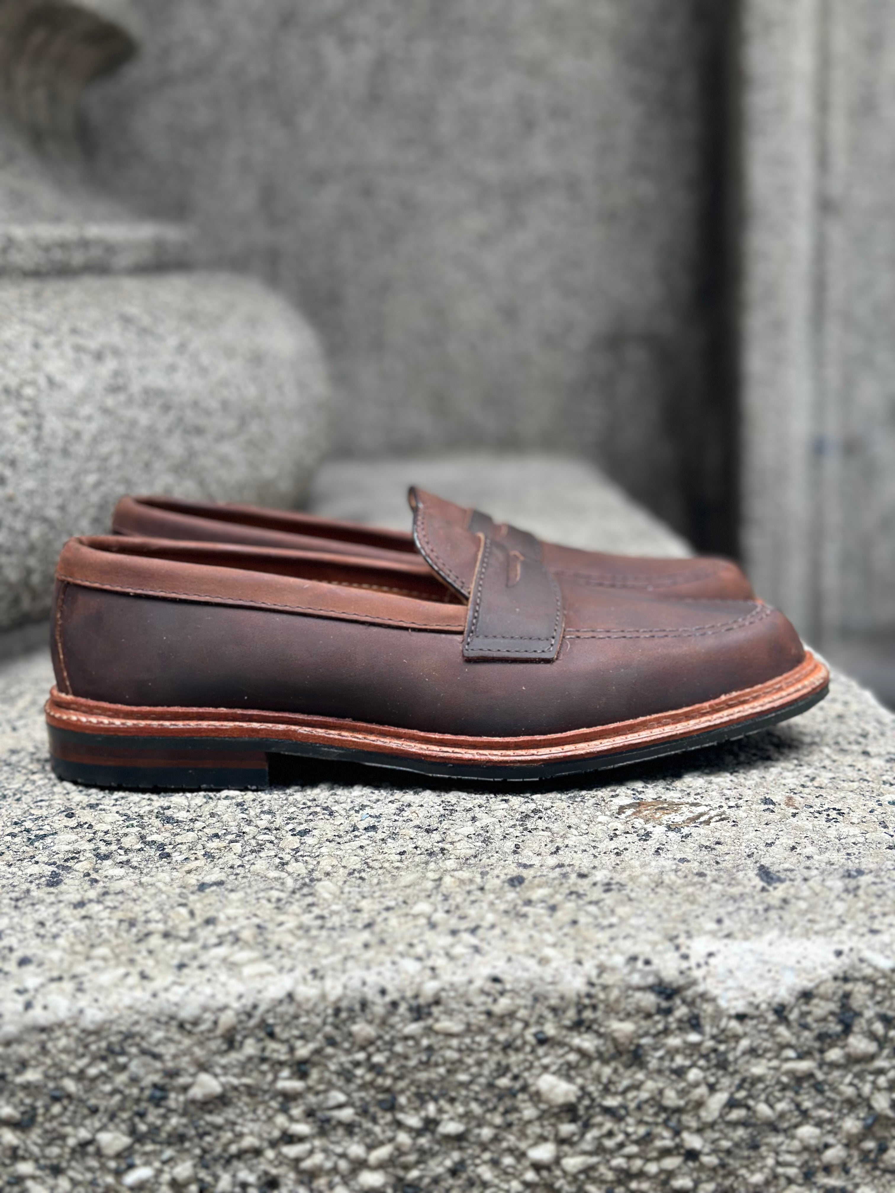  D2216L - Smooth Tobacco Chamois Penny Loafer、mySite、preschool7hills