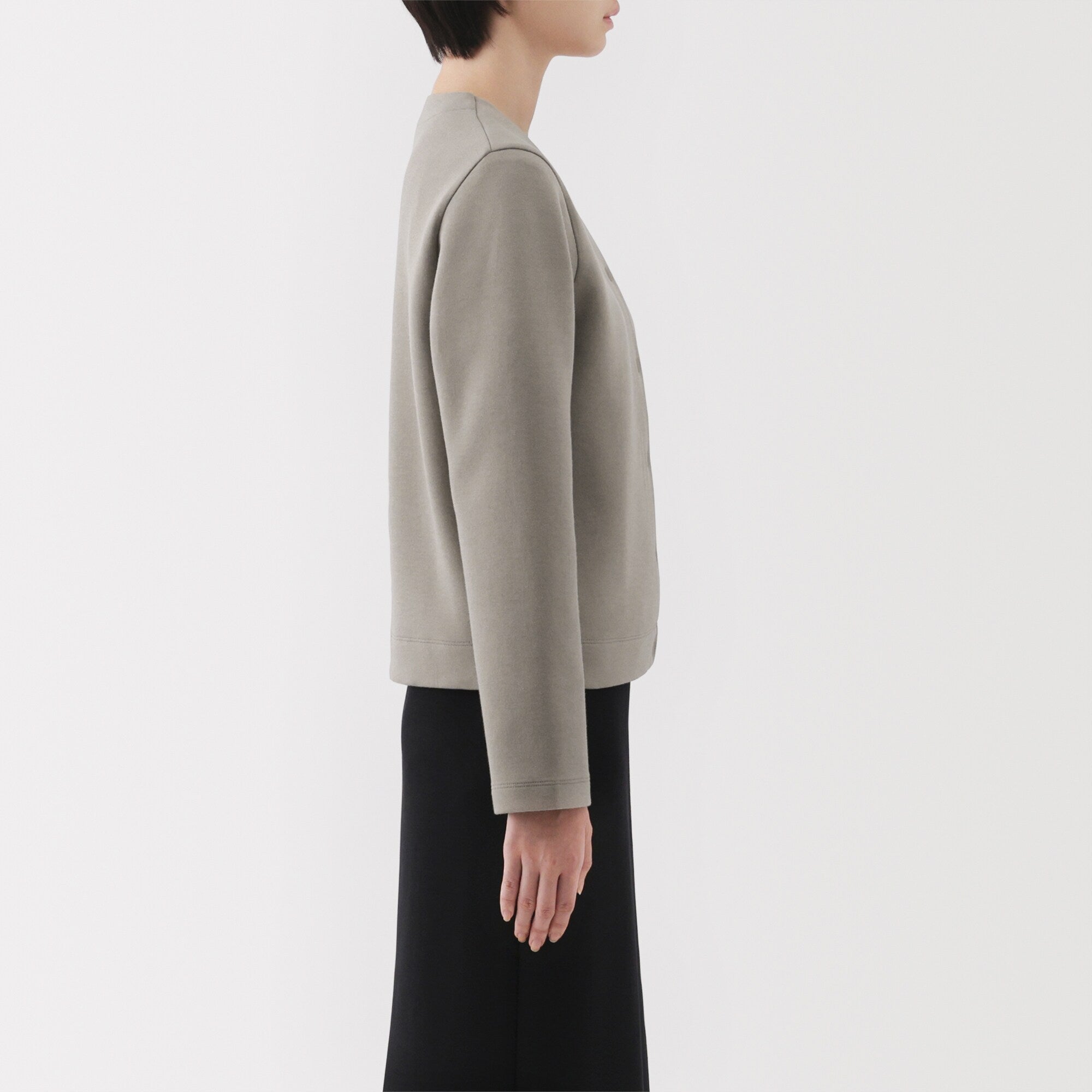  Women's Double Knitted Sweatshirt Cardigan、mySite、sugarbowlscore