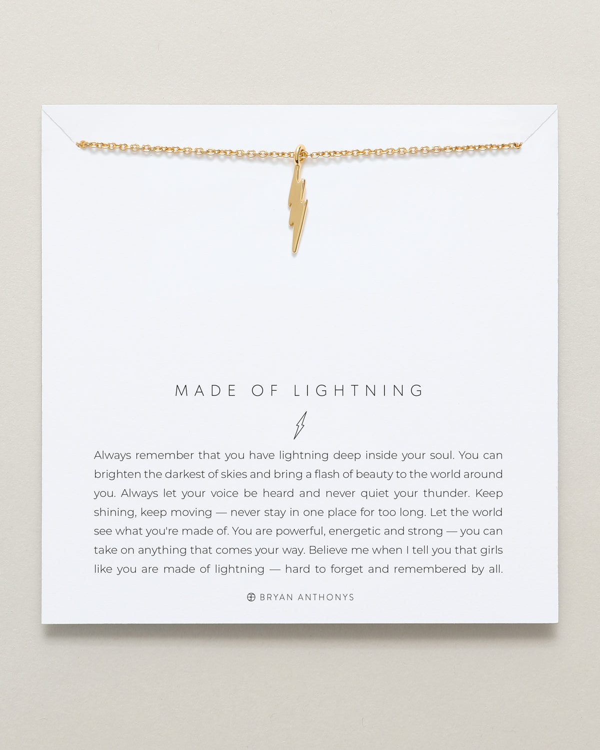 Made of Lightning Necklace、mySite、hinf8tx79