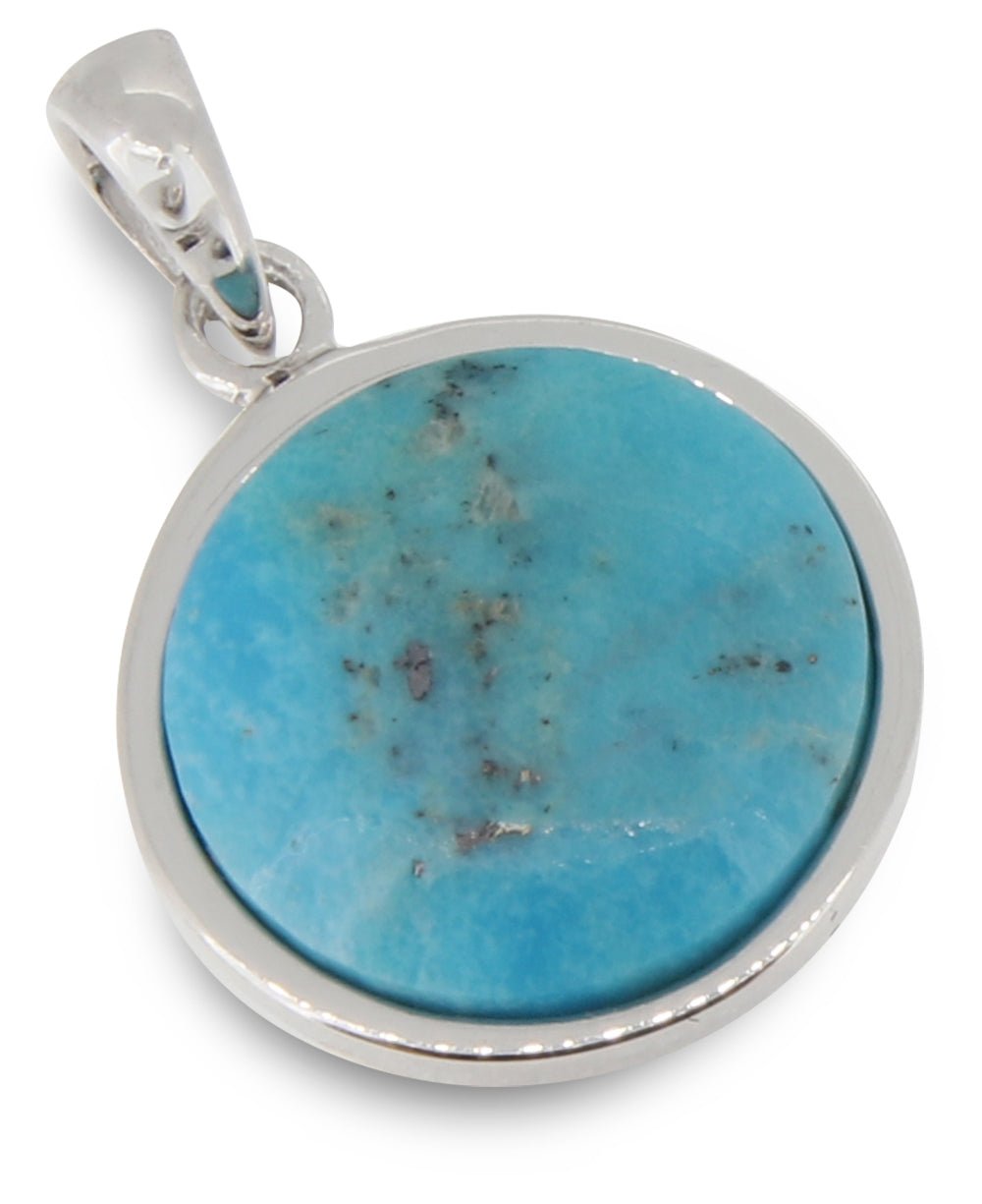Healing Turquoise Sterling Silver Pendant、mySite、topwebapps