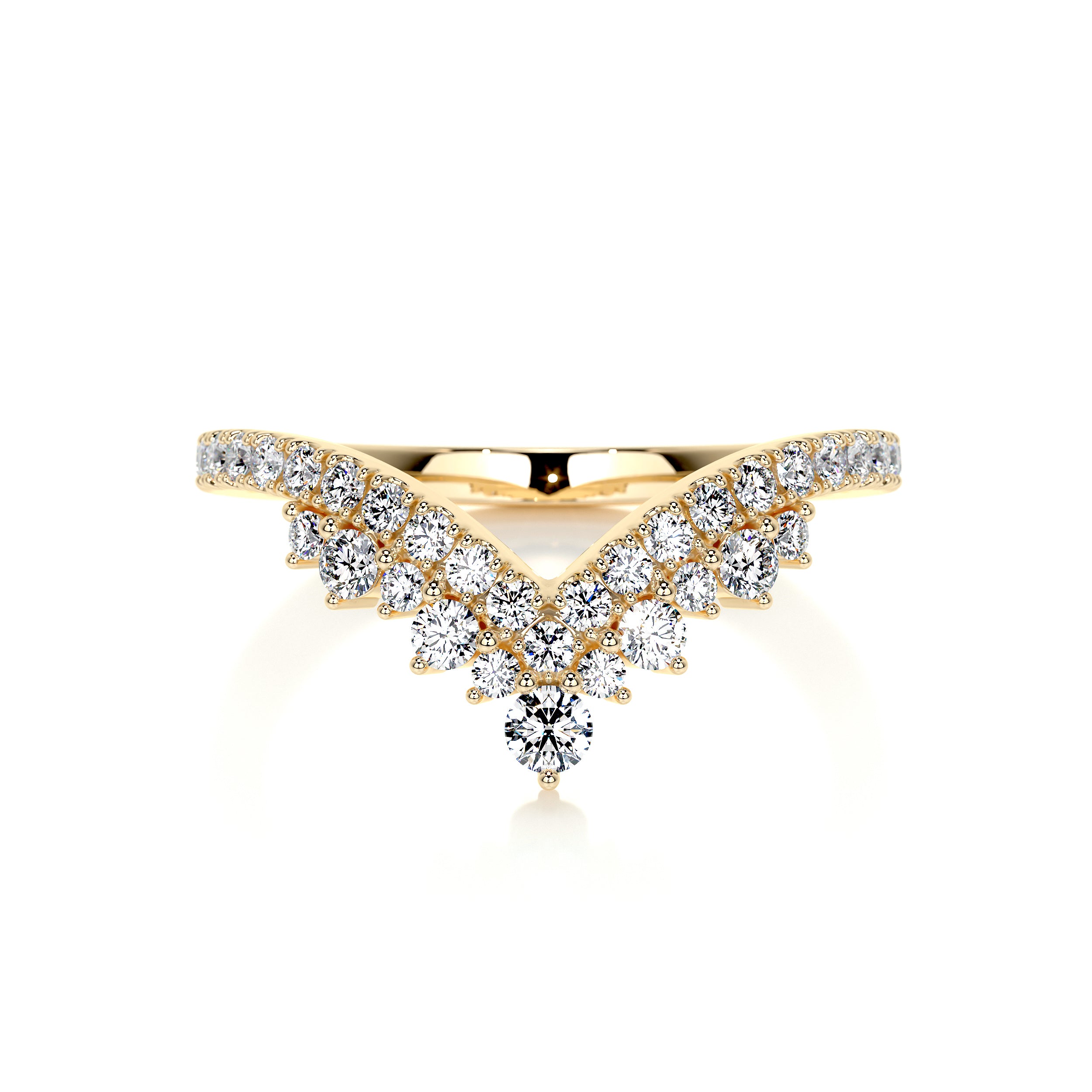 Mia Lab Grown Diamond Wedding Ring (0.50 Carat) -18K Yellow Gold、mySite、hinf8tx79