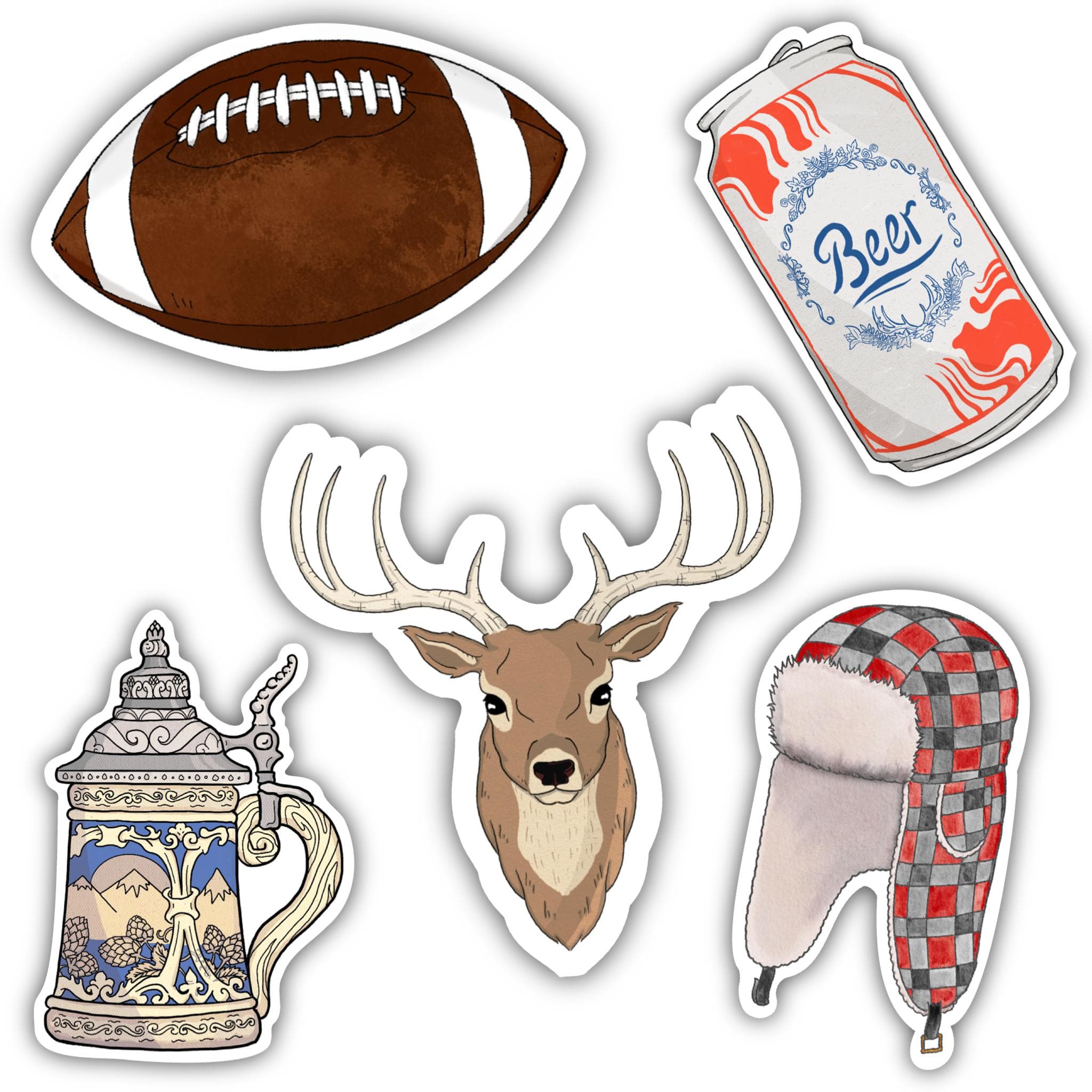  Fall Sticker 5 Pack - Dudes、mySite、elrpsem3k