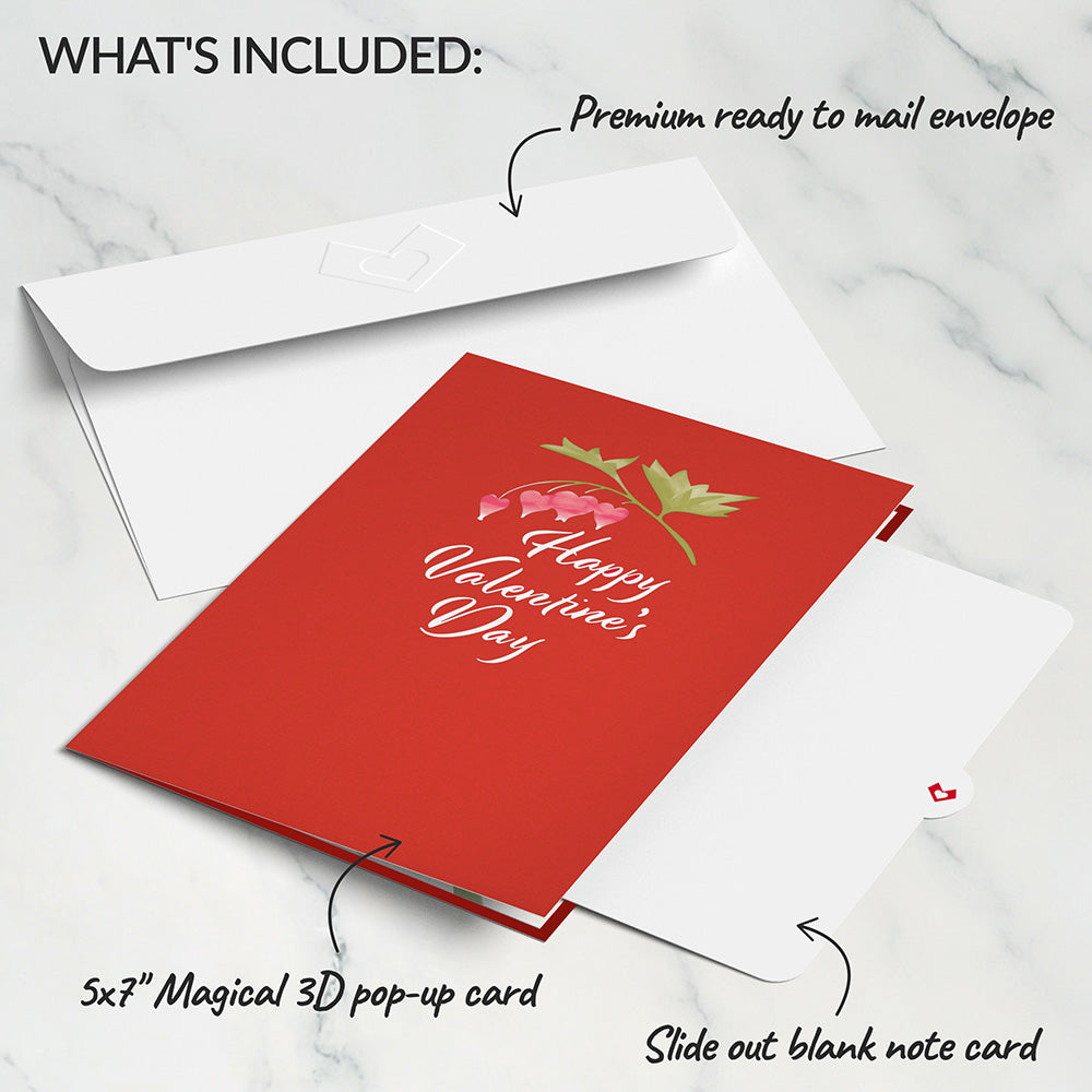 Valentine’s Day Hummingbird Pop-Up Card、mySite、solidvoid