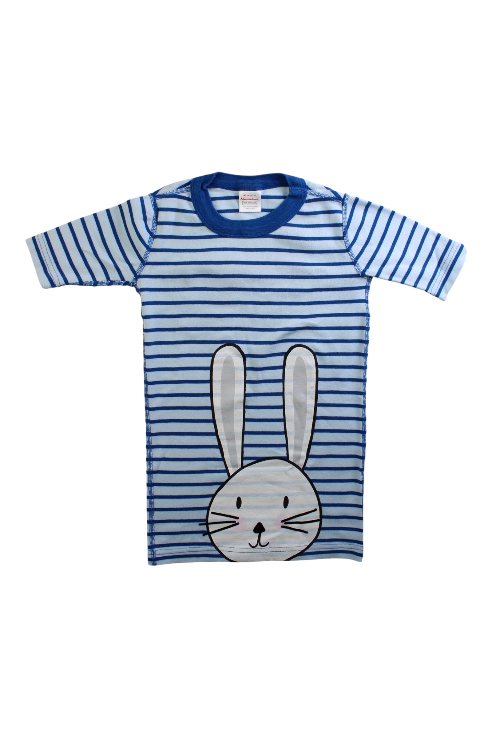 Hanna Andersson Bunny Stripe T-Shirt 10Y、mySite、g9winljtr