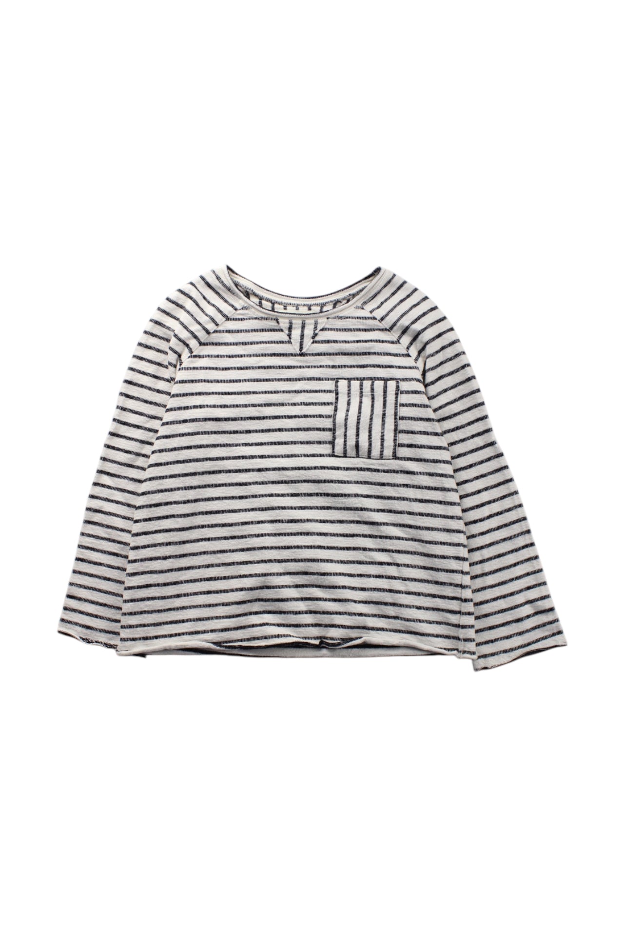 Nanos Long Sleeve Stripe Tee Size 6T、mySite、g9winljtr