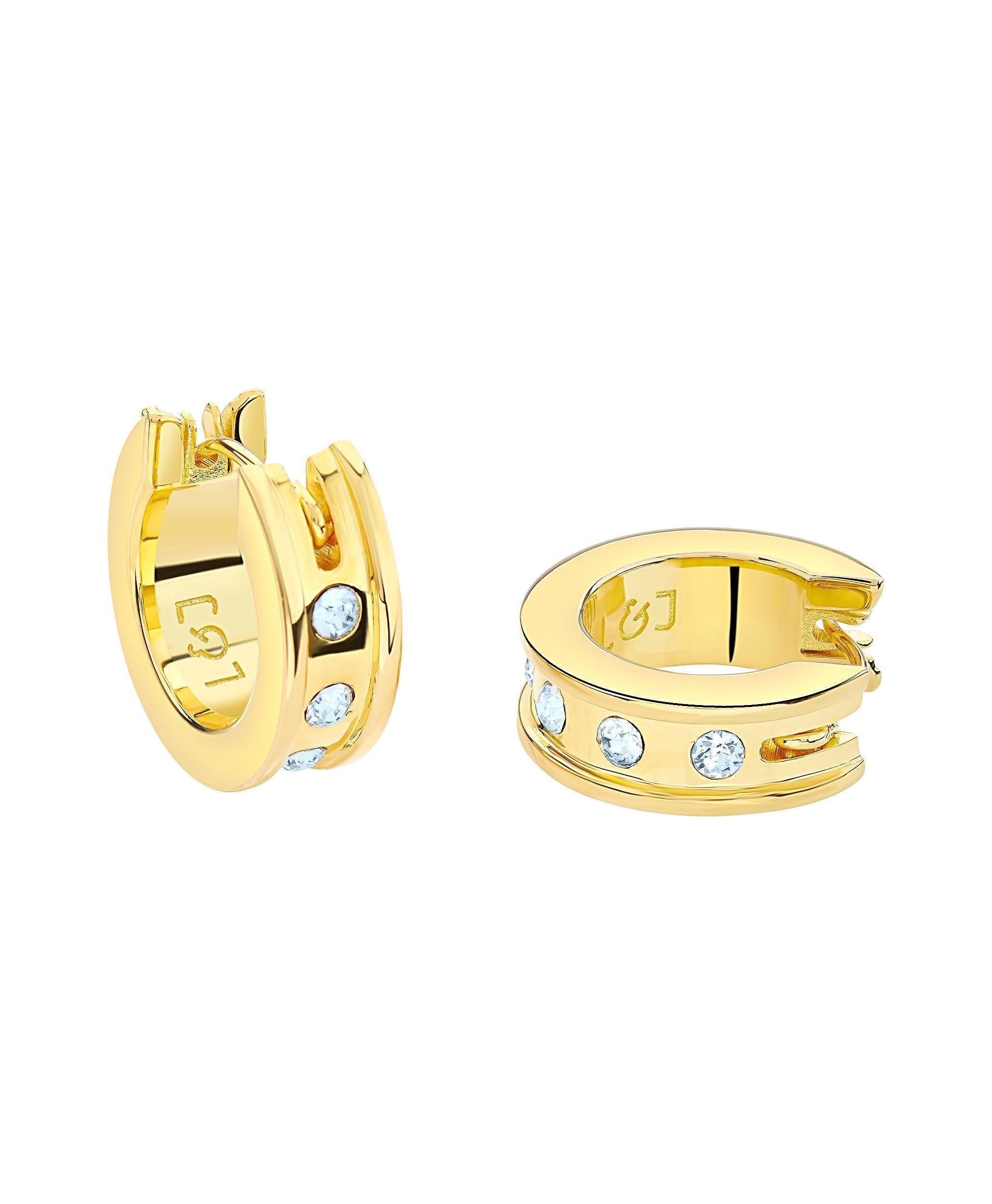Eevi Creole Blue 18ct Gold Plated、mySite、botmansion