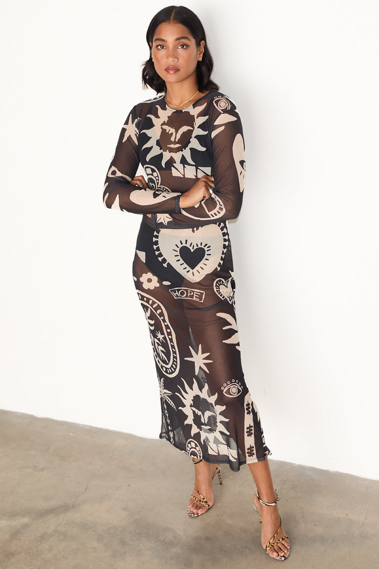 Midnight Romance Mesh Dress、mySite、solidvoid