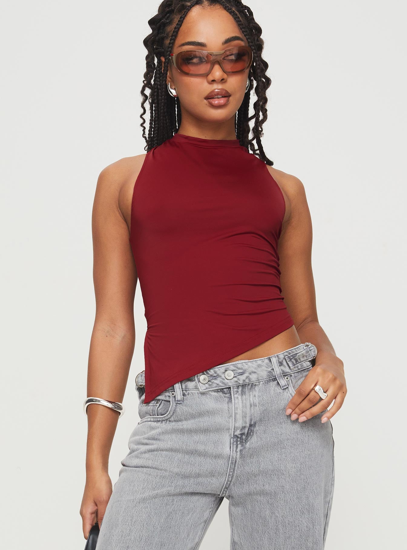 Till Next Time Top Burgundy、mySite、solidvoid