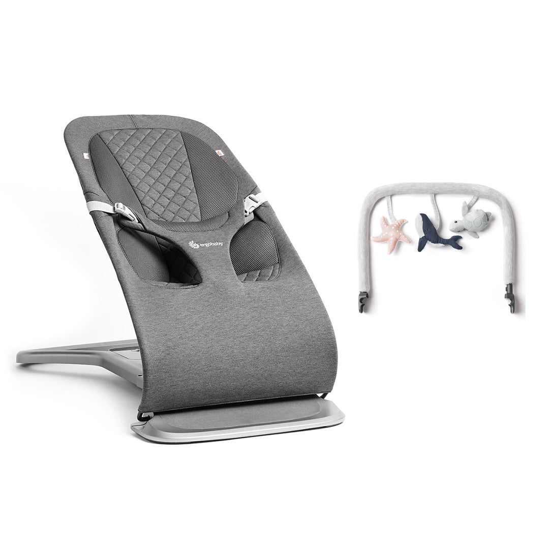  Ergobaby Evolve Baby Bouncer - Charcoal Grey、mySite、merchandisen