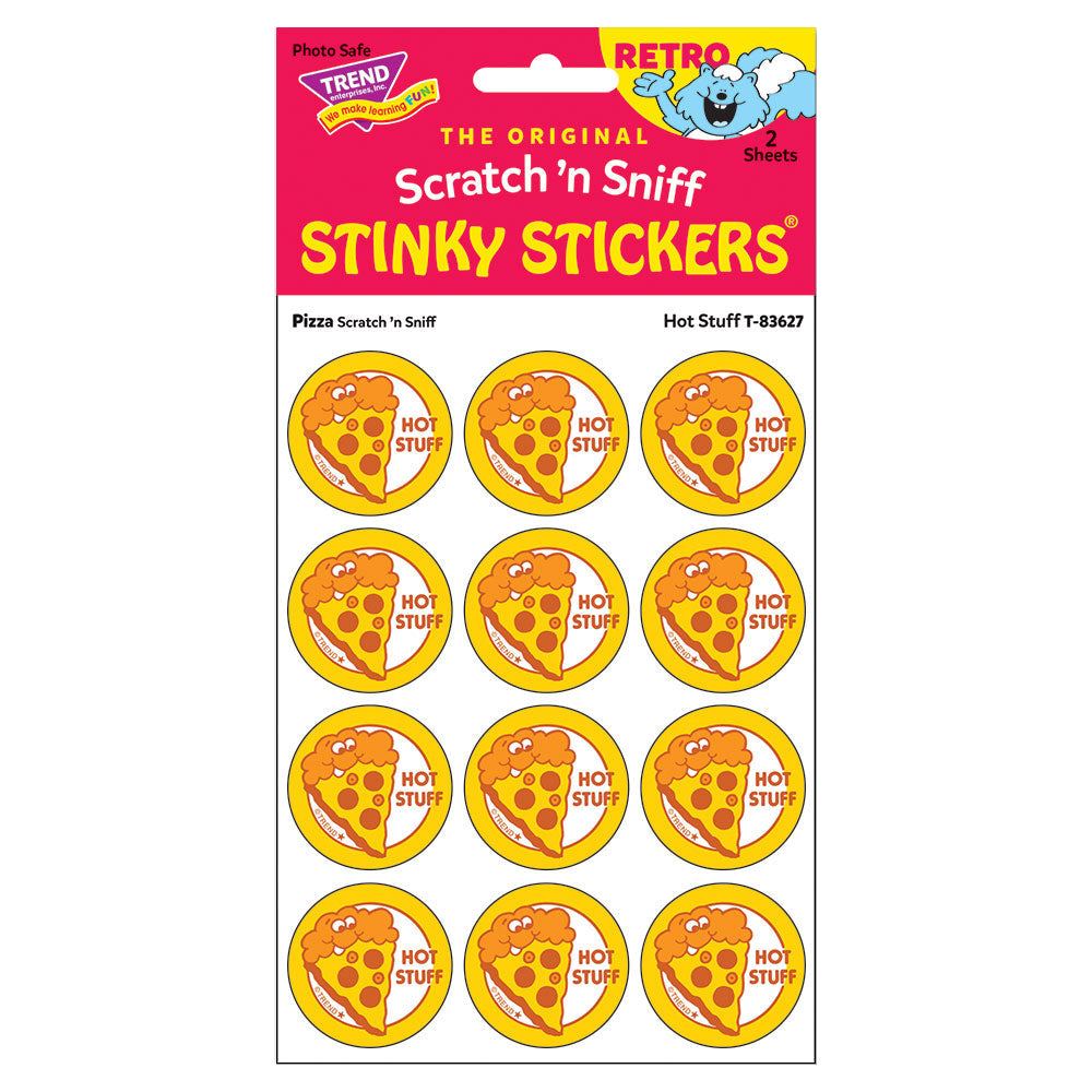  Hot Stuff! - Pizza-Scented Retro Scratch 'n Sniff Stinky Stickers®、mySite、ghnorth