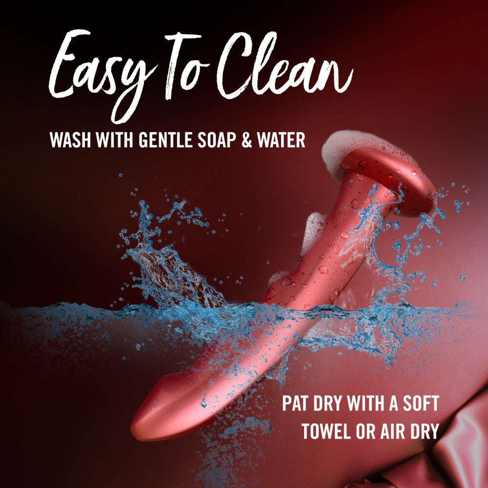 Temptasia By Blush®| Jealousy 7 Inch Pegging Dildo - Harness & Strap On Compatible – Red Rouge、mySite、bottomscart