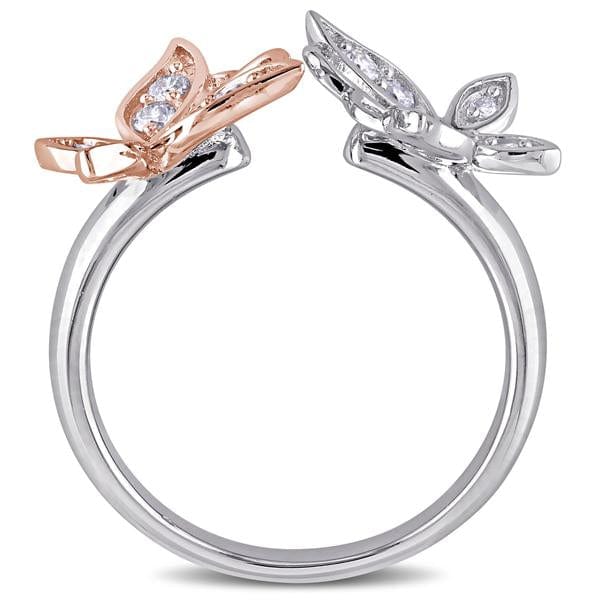 Butterfly Rings 2 Styles in Sterling Silver with CZ Beautiful!、mySite、g9winljtr
