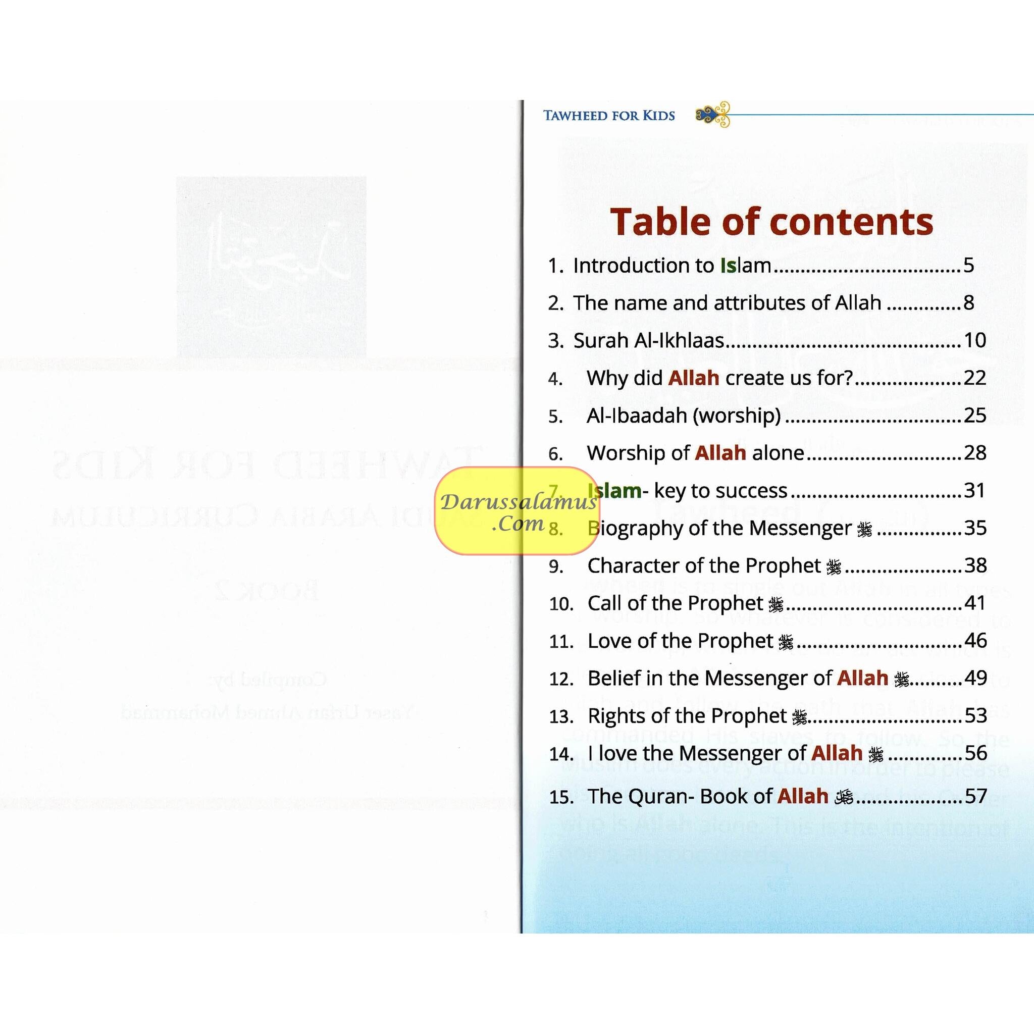 Tawheed for Kids Books 1,2,3、mySite、topwebapps