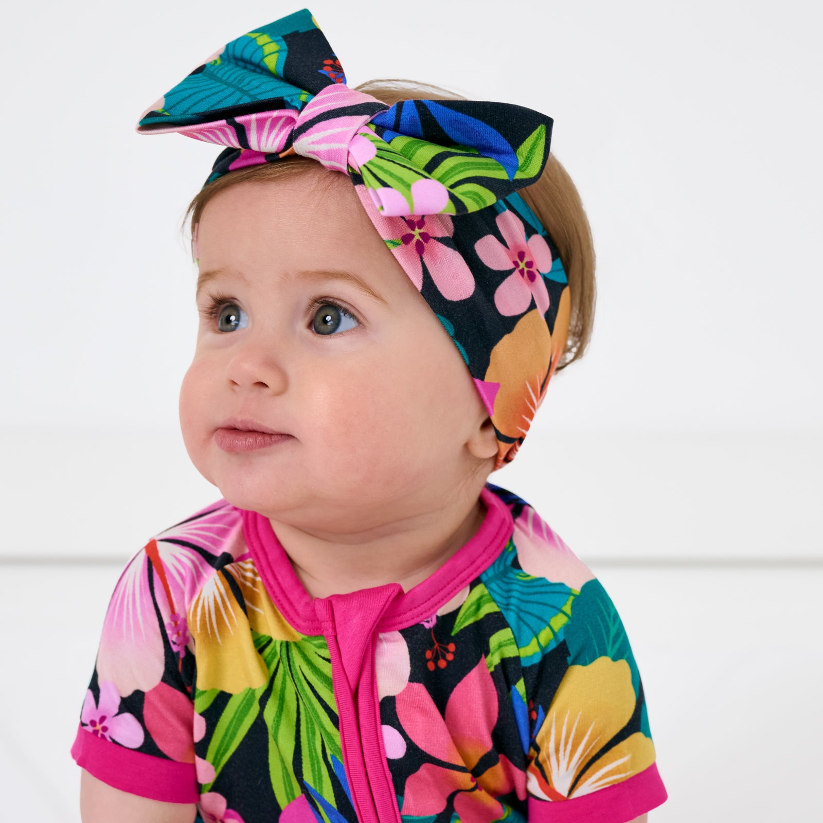 Jungle Blooms Luxe Bow Headband、mySite、g9winljtr