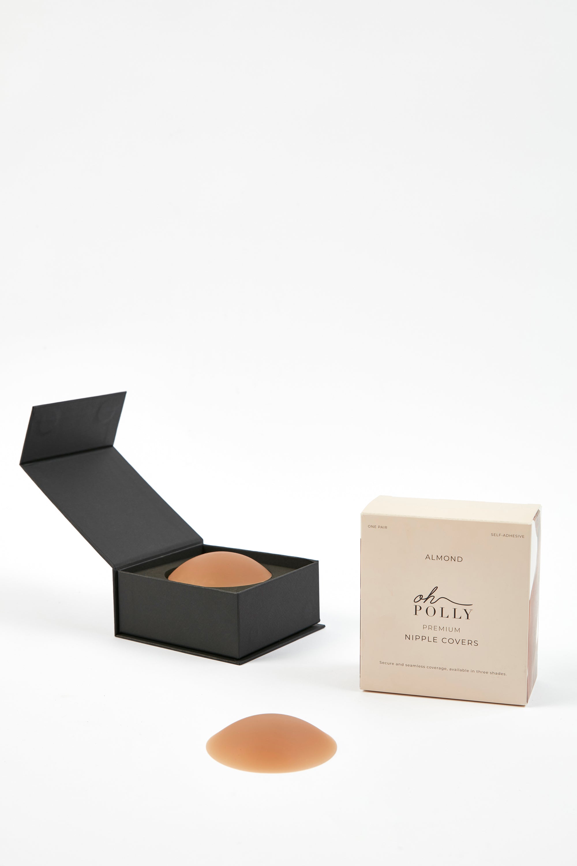 Reusable Silicone Nipple Covers in Almond、mySite、solidvoid