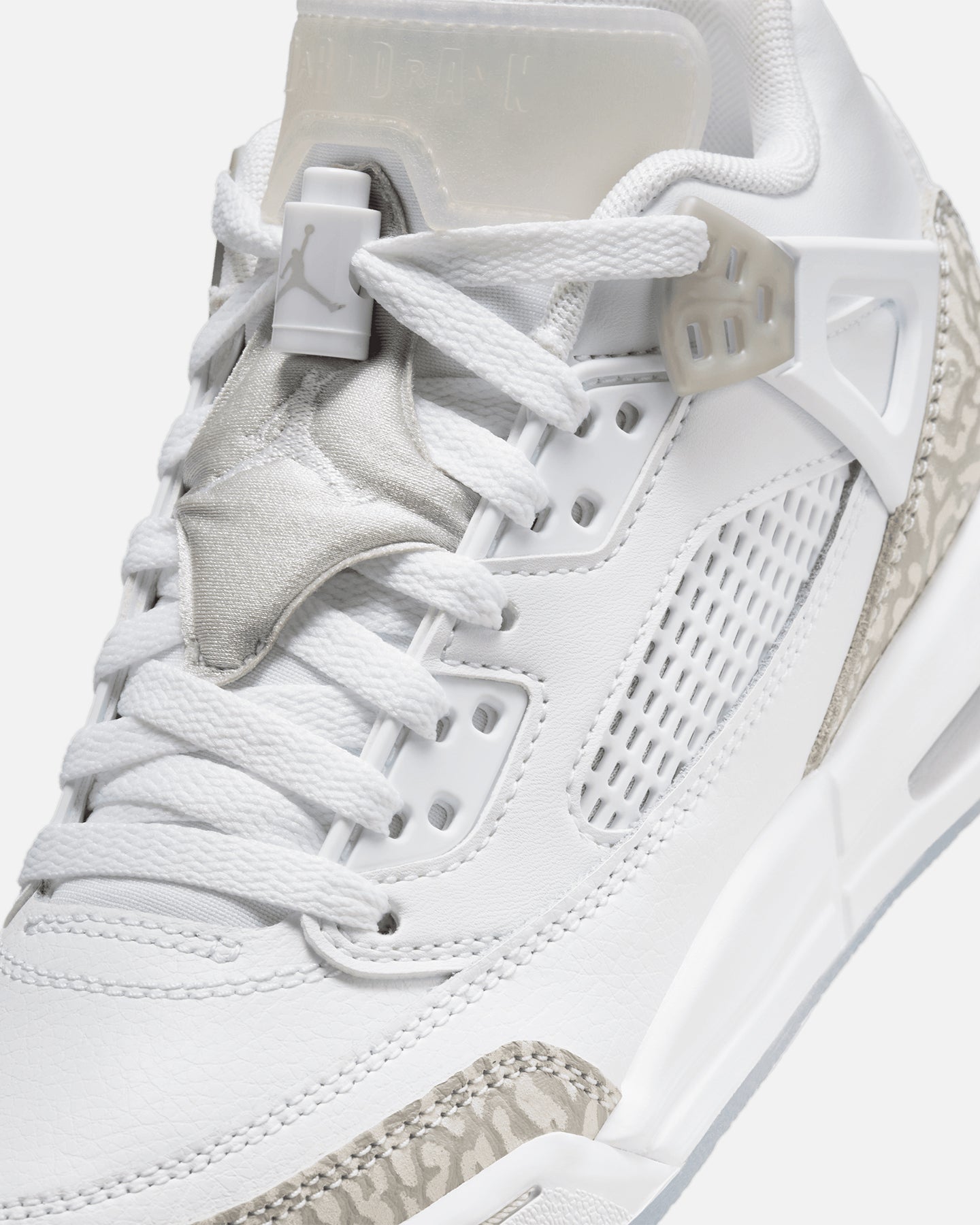 Jordan Kids' Spizike Low (GS) White/Neutral Grey-Metallic Silver、mySite、zt4zffjzw