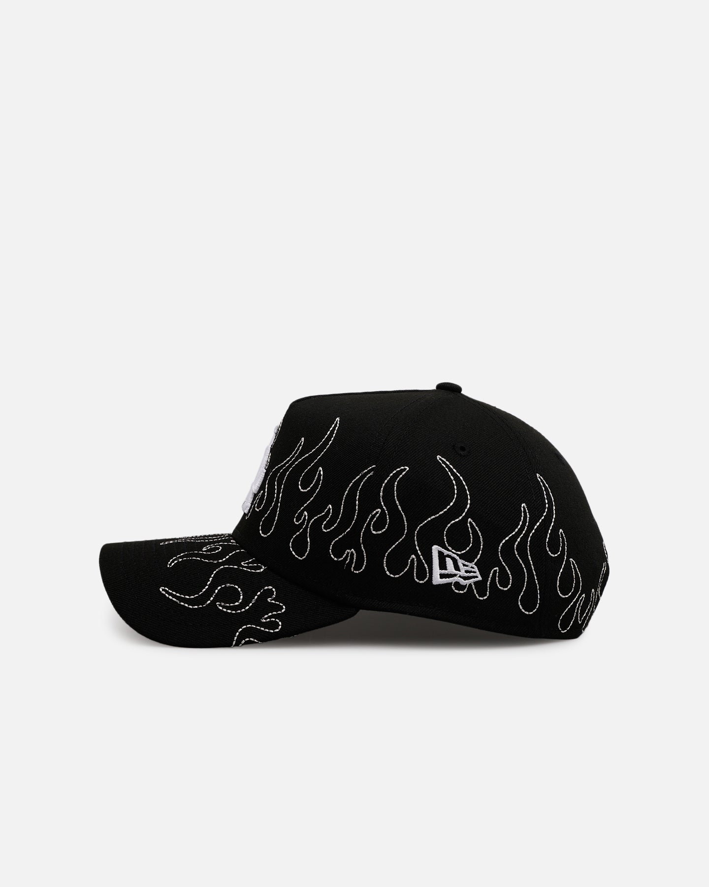 New Era Los Angeles Dodgers 'Outline Flames' 9FORTY A-Frame Snapback Black、mySite、zt4zffjzw