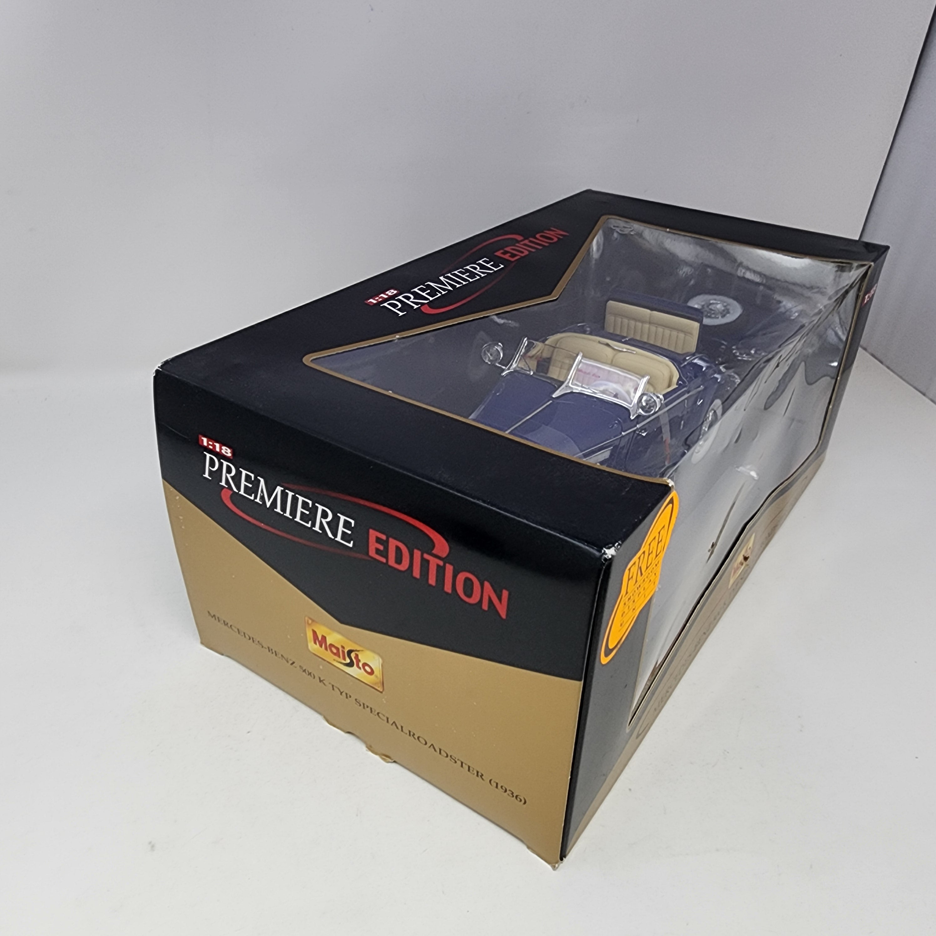 Mercedes-Benz 500 K TYP Special Roadster 1936 * Maisto Premiere Edition 1/18 Scale、mySite、hgirdovlk