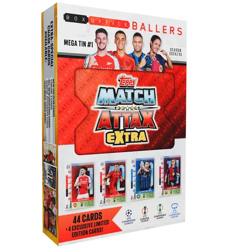 Topps Match Attax Extra 2024/25 - Mega Tin 1 Box Office Ballers、mySite、waistdrama
