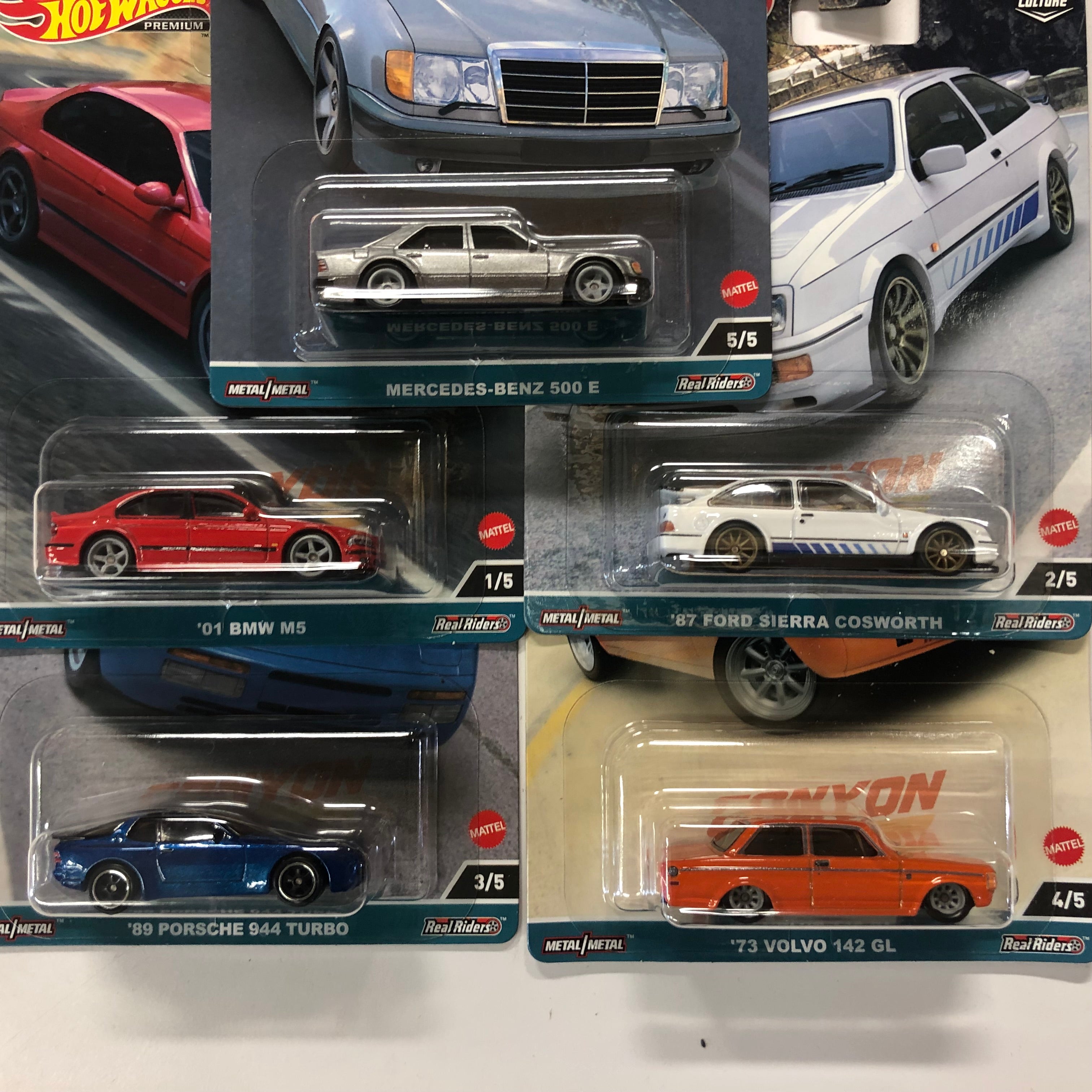 Canyon Warriors Complete 5 Car Set * 2023 Hot Wheels Car Culture Case C、mySite、hgirdovlk