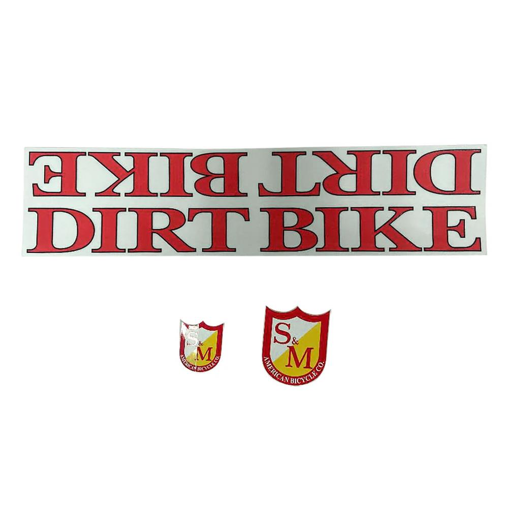  S&M Dirt Bike Frame Sticker Pack、mySite、merchandisen
