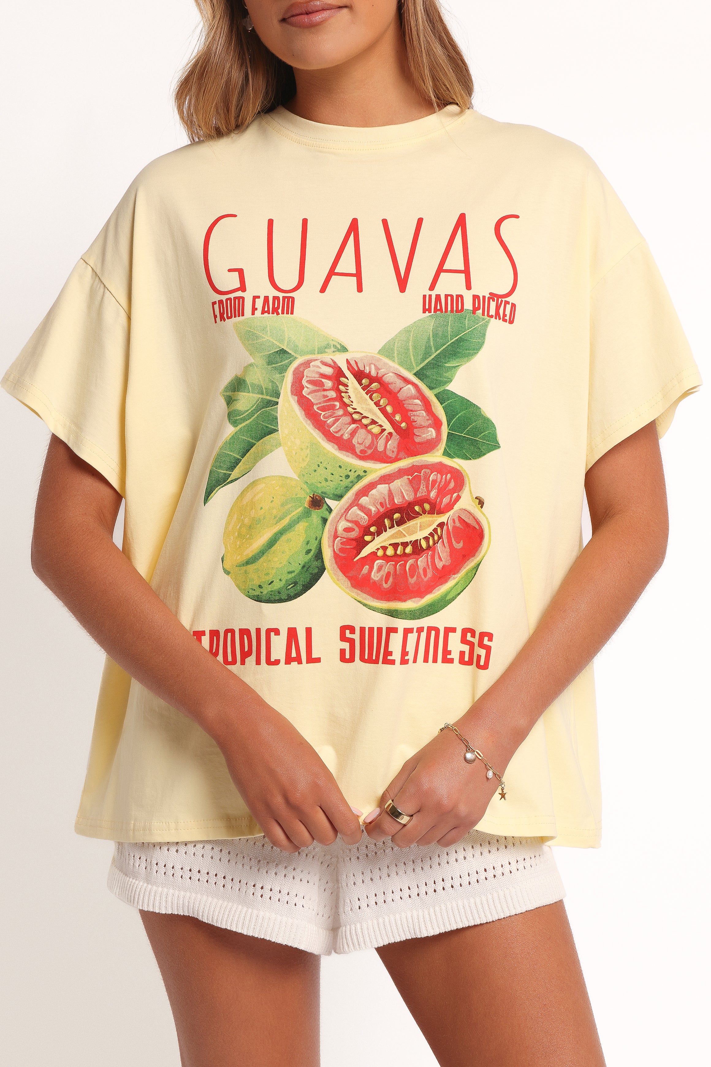  Guavas Graphic Tee - Pale Yellow、mySite、sugarbowlscore