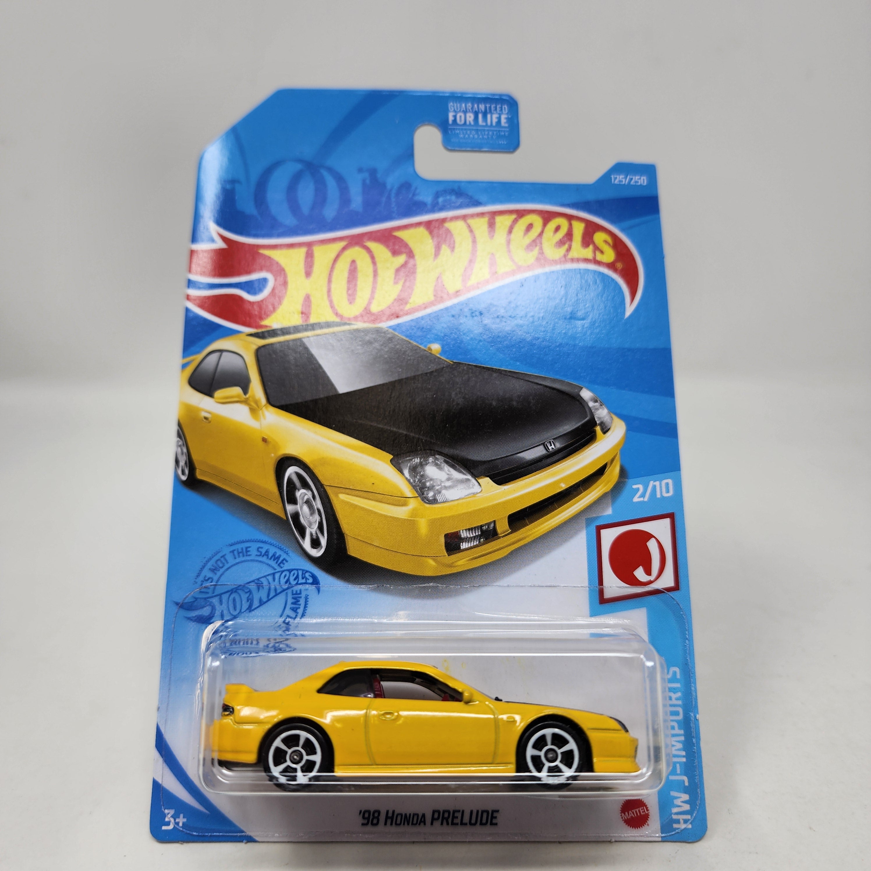'98 Honda Prelude #125 * Yellow * 2021 Hot Wheels、mySite、hgirdovlk