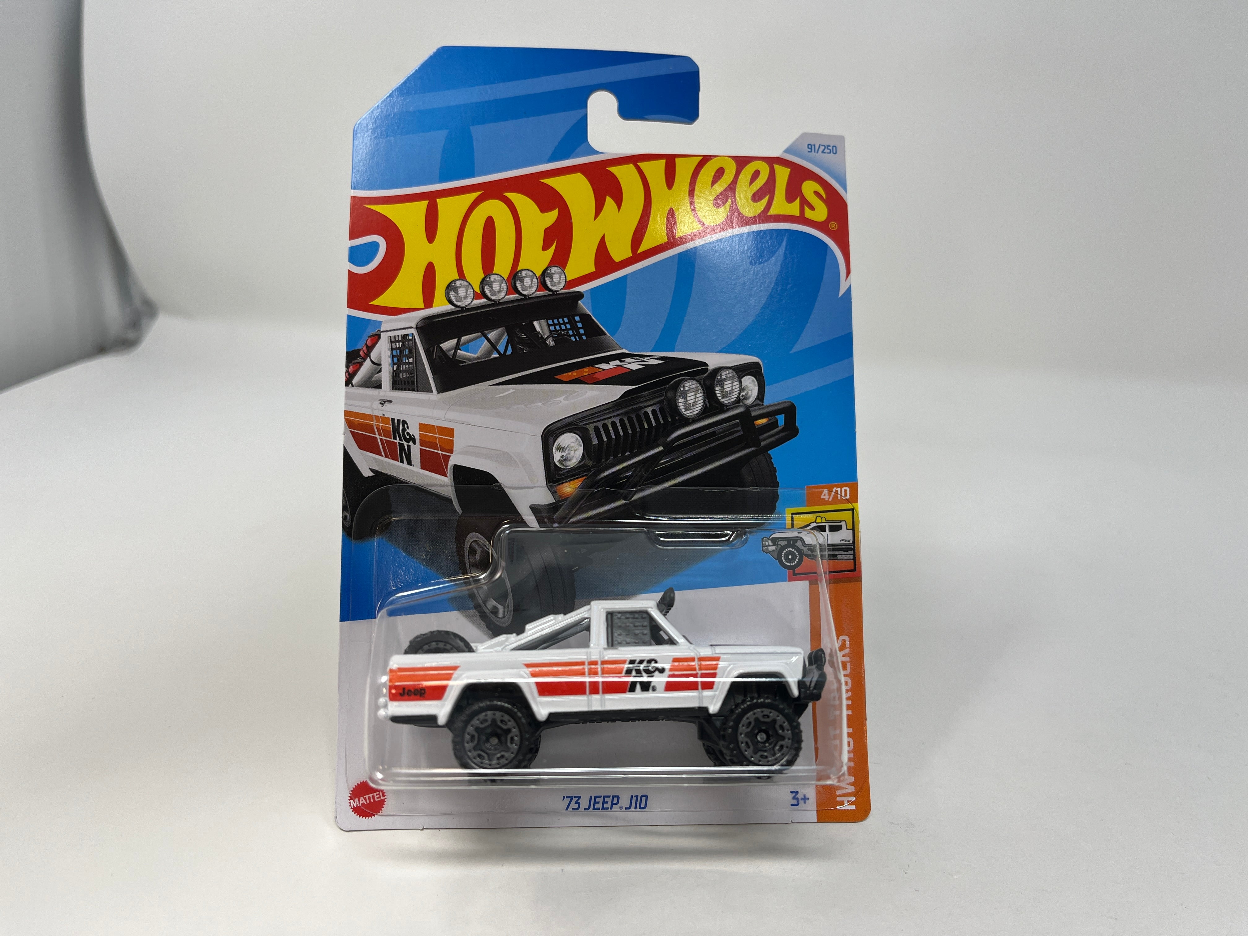 '73 Jeep J10 #91 * White * 2024 Hot Wheels Case L、mySite、hgirdovlk