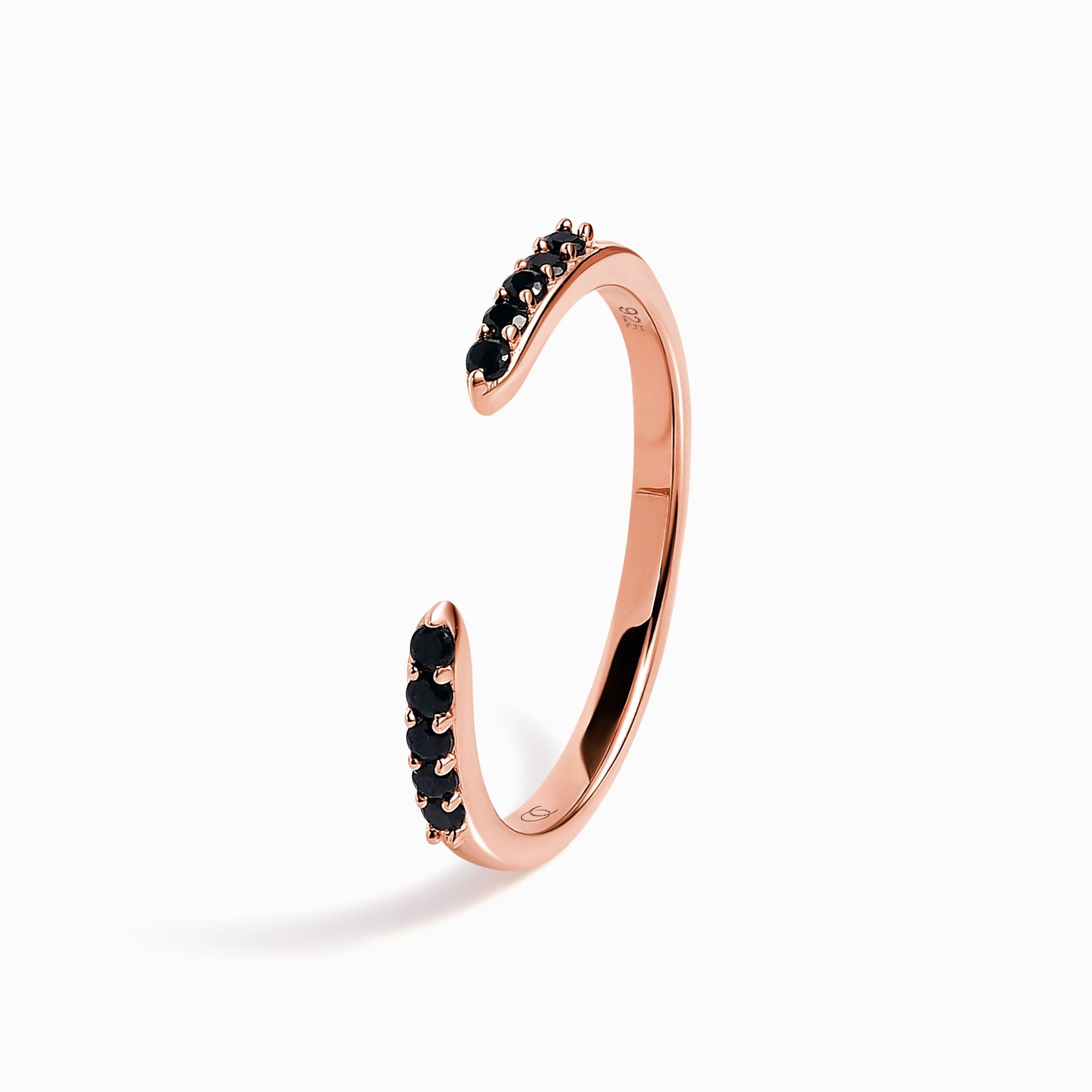 Black Spinel Ring - Twinkling Band、mySite、hinf8tx79