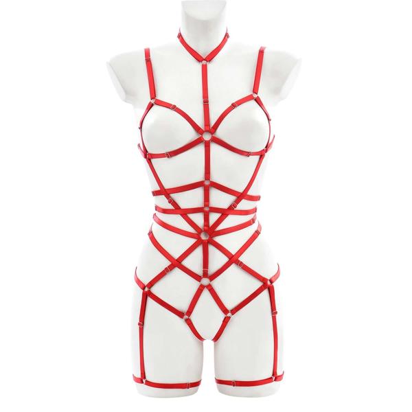 Fetish Body Strap Harness | Adjustable | One Size Spandex、mySite、bottomscart