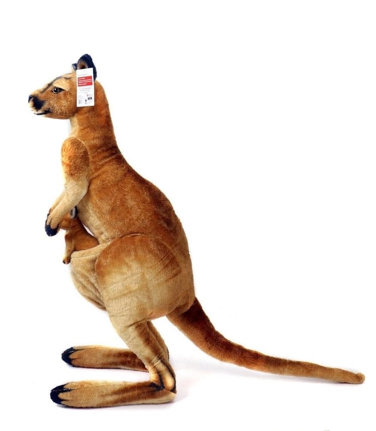 Large Lifelike Red Kangaroo with Joey-38 tall!、mySite、g9winljtr