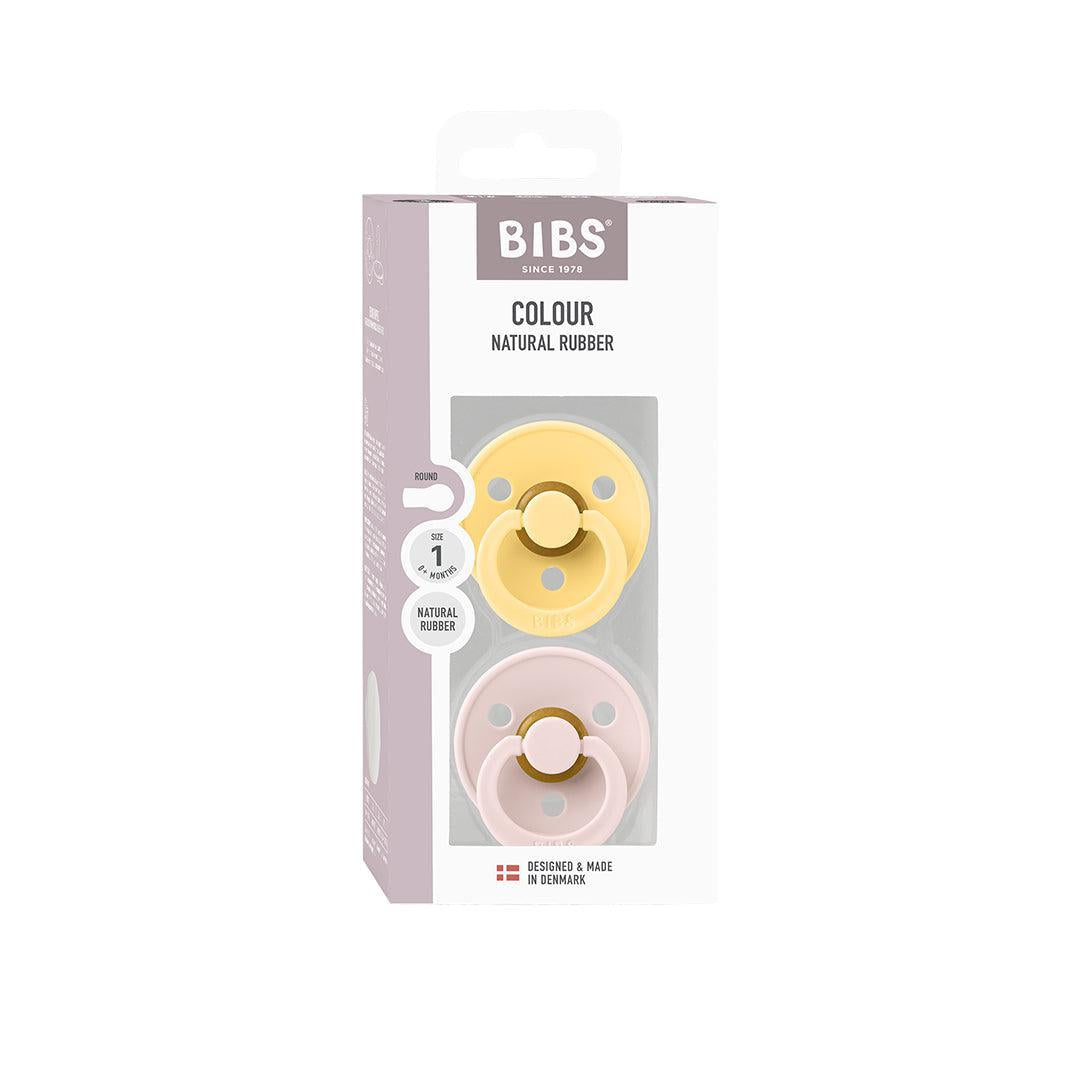  BIBS Pacifier Colour 2 Pack - Pale Butter/Petal、mySite、merchandisen