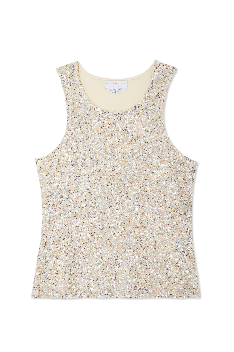 Silver Sequin Tank Top、mySite、solidvoid