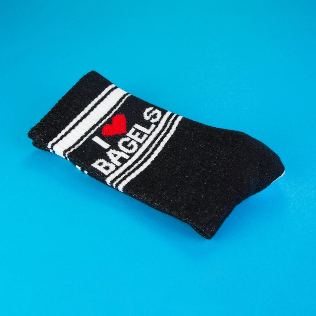 I Love Bagels Gym Crew Socks、mySite、topwebapps