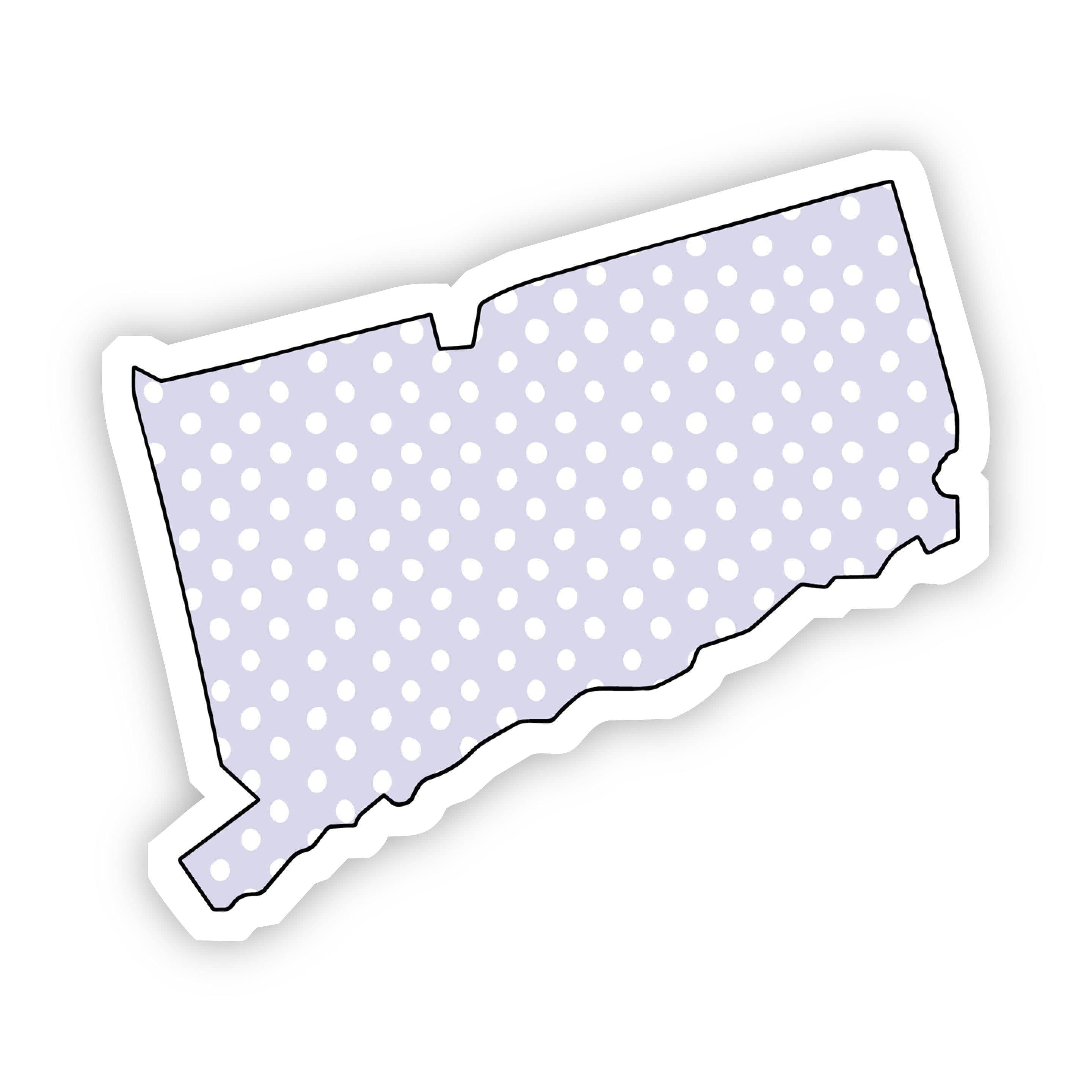  Connecticut Polka Dot Sticker、mySite、elrpsem3k